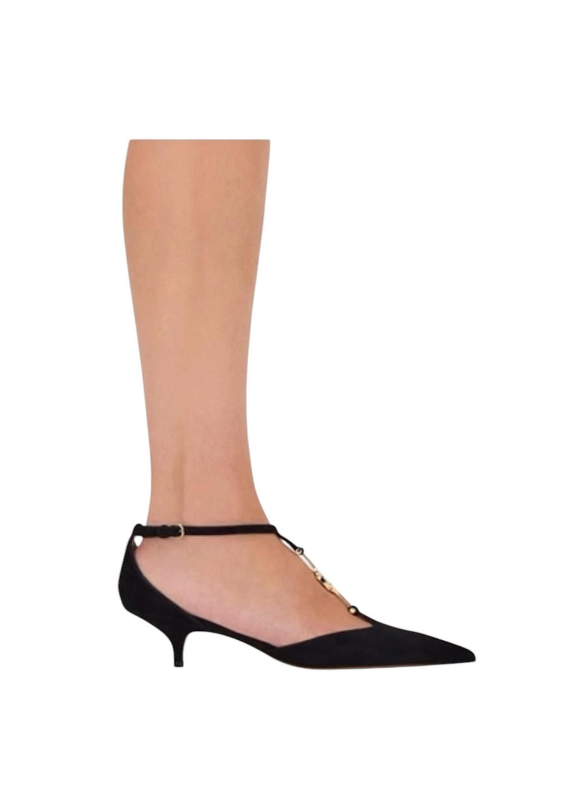 Salvatore Ferragamo Ferragamo F-Buckle T-Strap Pump Size US 7.5 / IT 37.5 - 4 Thumbnail