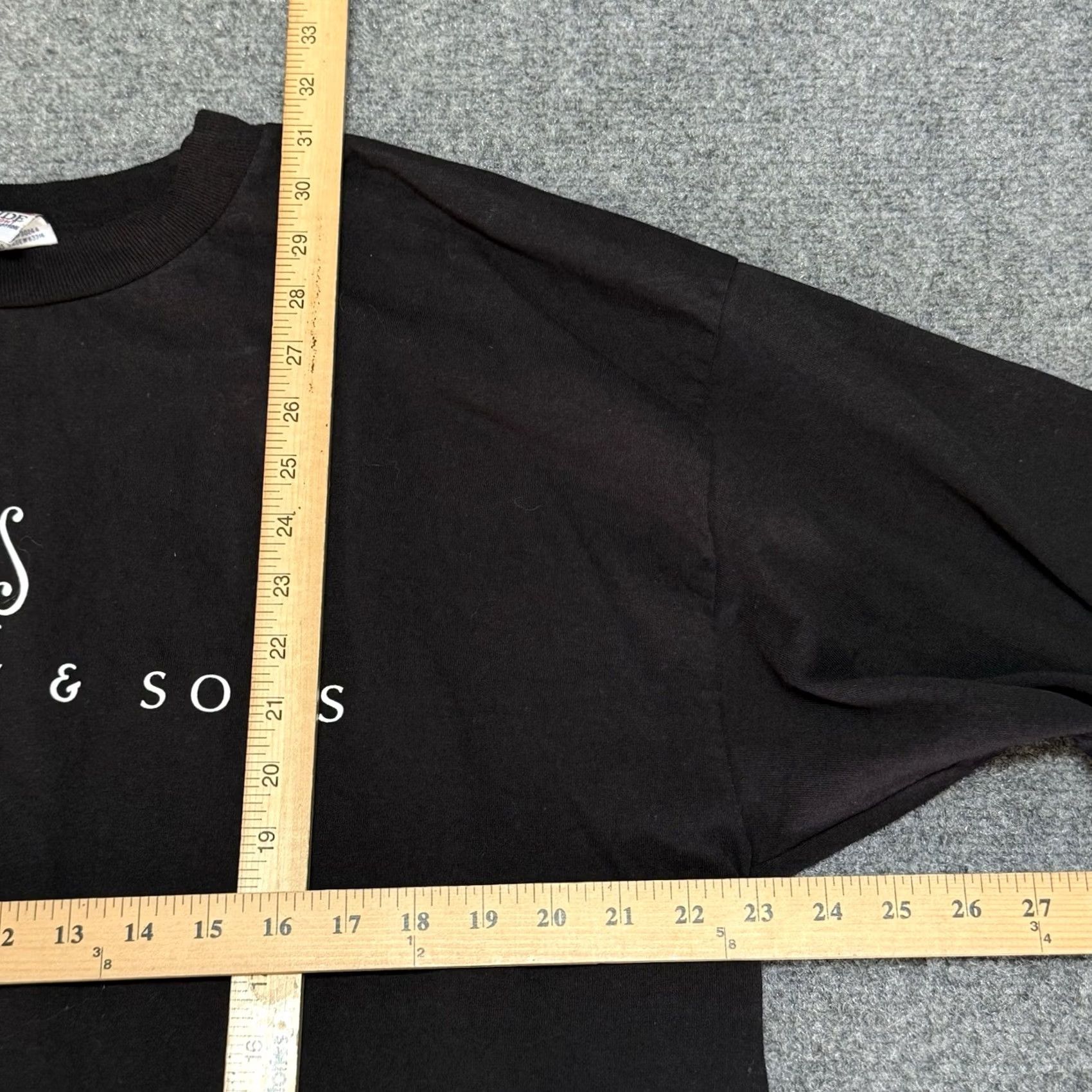 Vintage VINTAGE Bayside T-Shirt 2XL Black Music 80s 90s Steinway & Sons USA Made Short Sleeve Crew Neck Men Shirt Size US XXL / EU 58 / 5 - 5 Thumbnail
