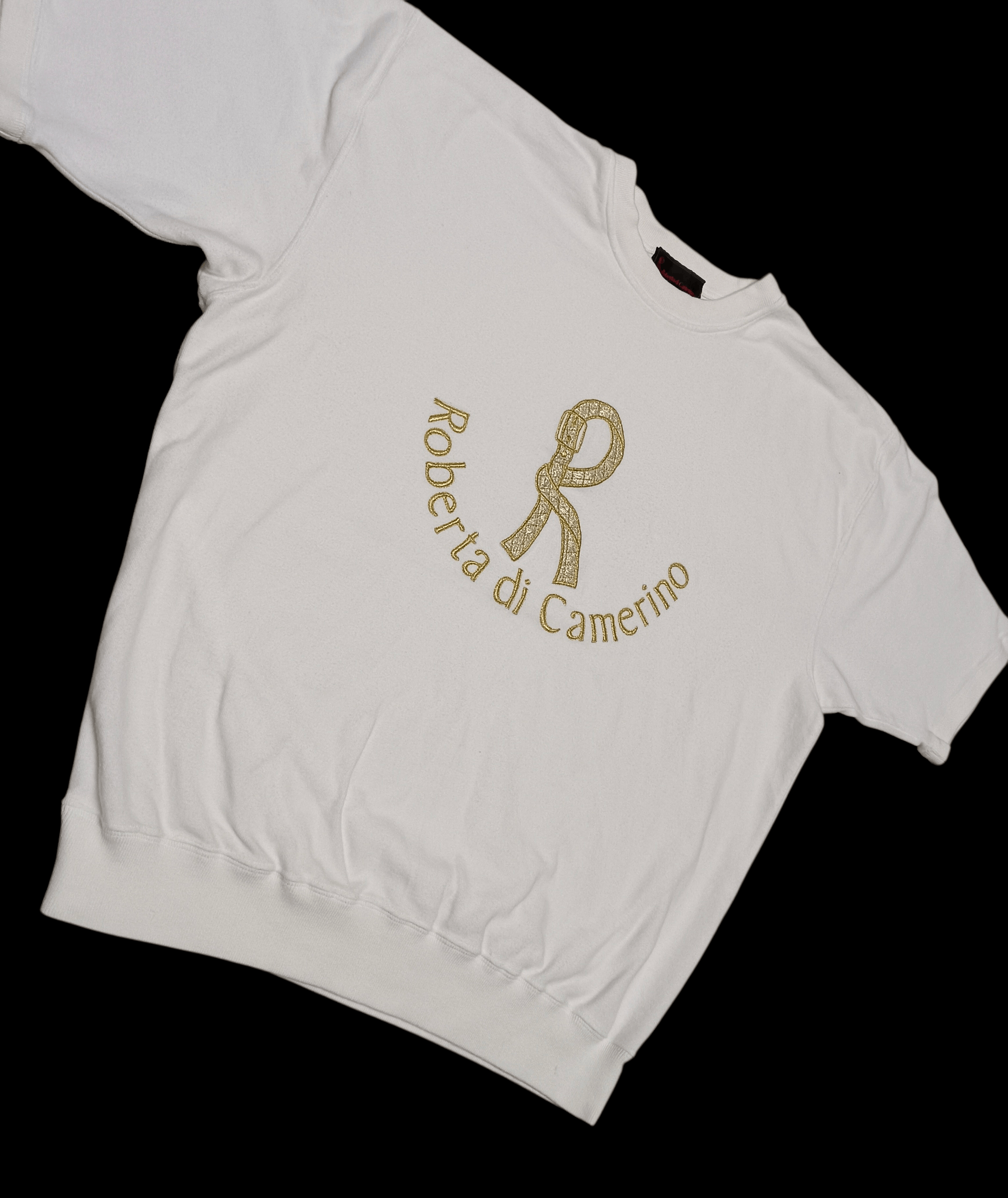 Roberta di Camerino Roberta Di Camerino Short Sleeve Sweatshirt Size US L / EU 52-54 / 3 - 3 Thumbnail