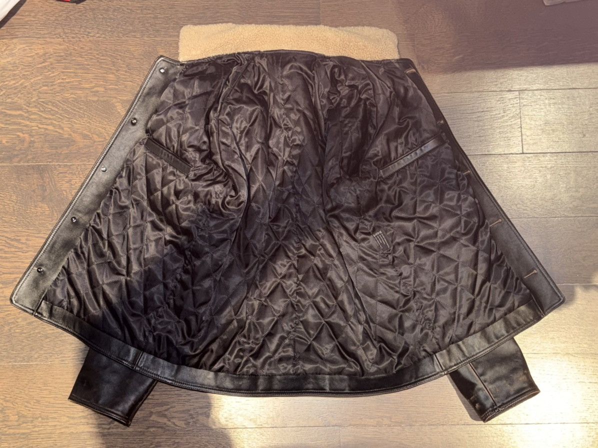 Other Distressed Cowhide & Shearling Leather Jacket Size US S / EU 44-46 / 1 - 6 Thumbnail