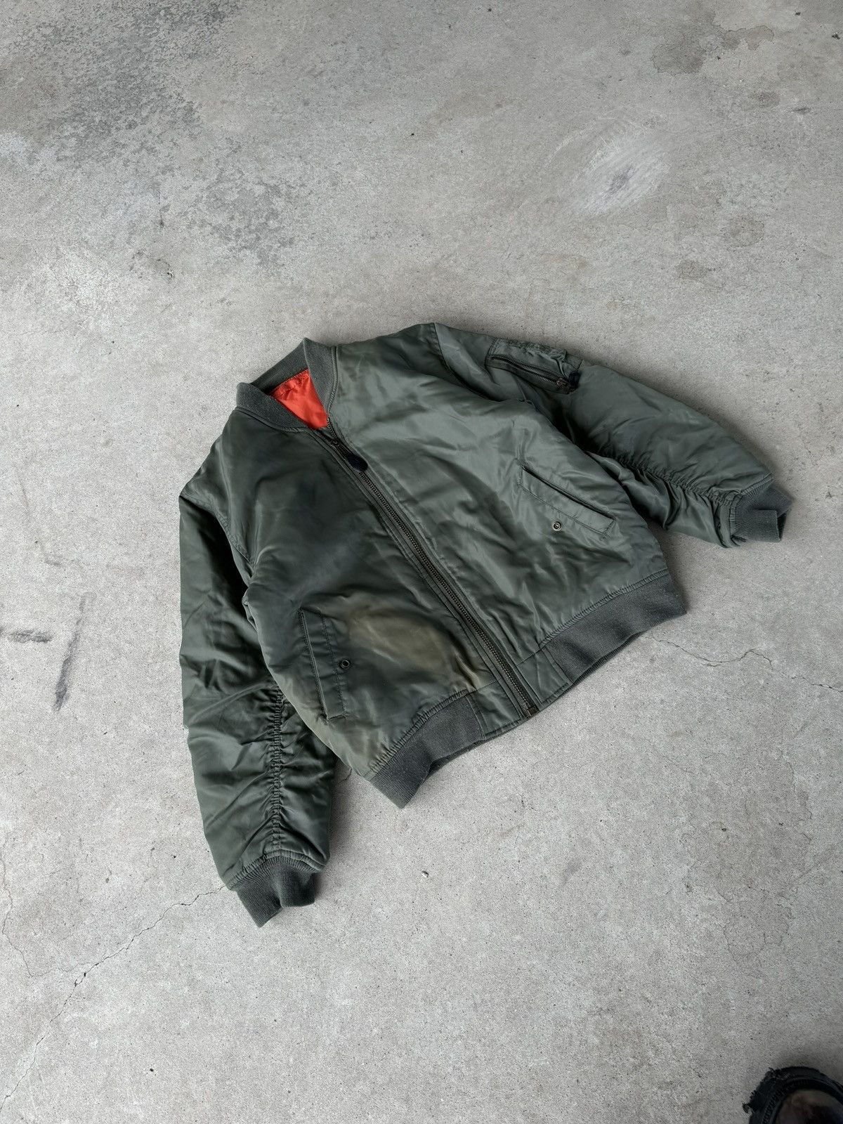 Vintage Vintage MA 1 Military Bomber Jacket Size US M / EU 48-50 / 2 - 4 Thumbnail