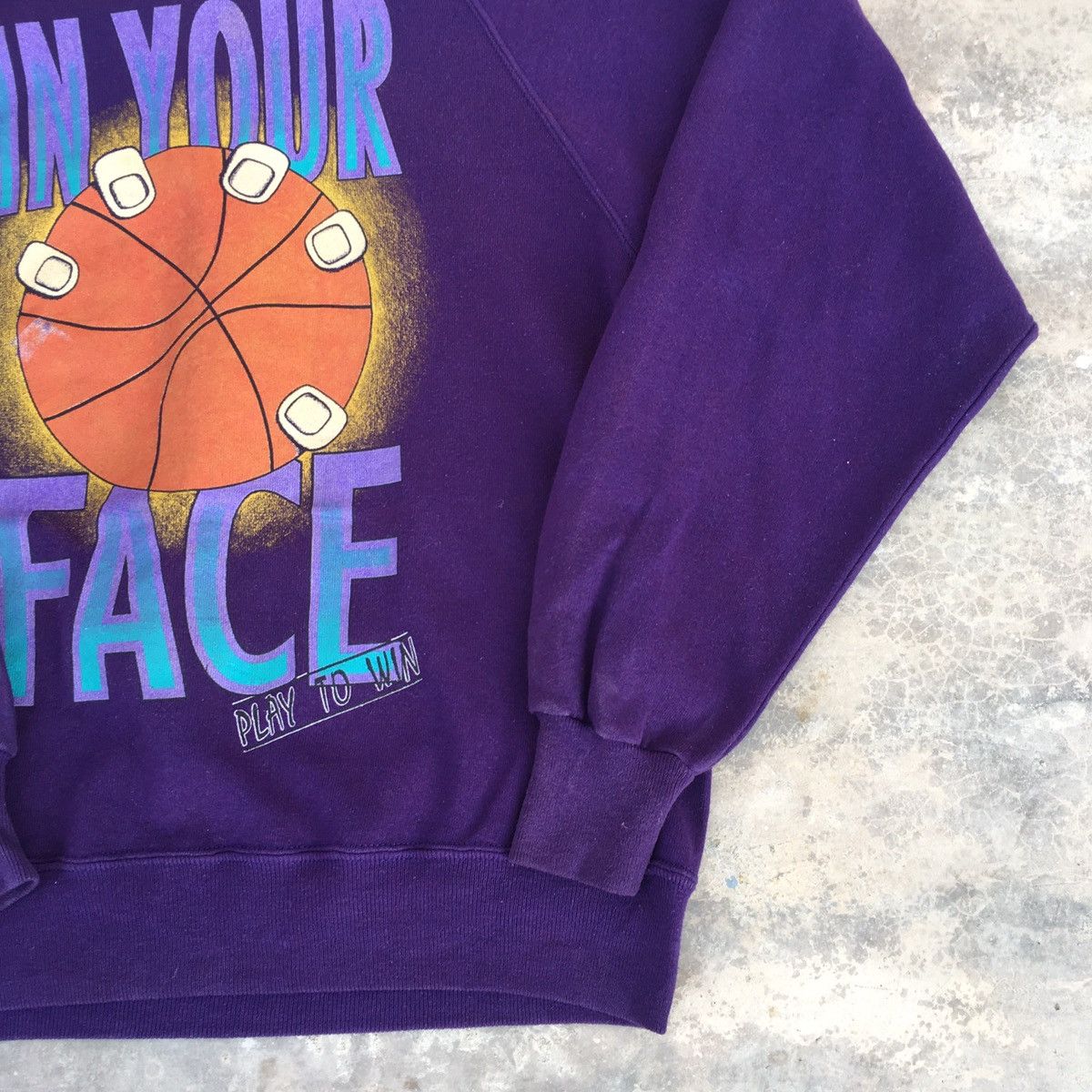 Jerzees × Vintage Vintage Basketball By Jerzees Crewneck Size US M / EU 48-50 / 2 - 3 Thumbnail