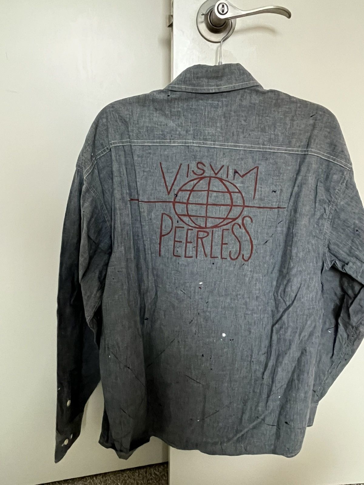 Visvim Lumbar chambray shirt indigo Size US M / EU 48-50 / 2 - 5 Thumbnail