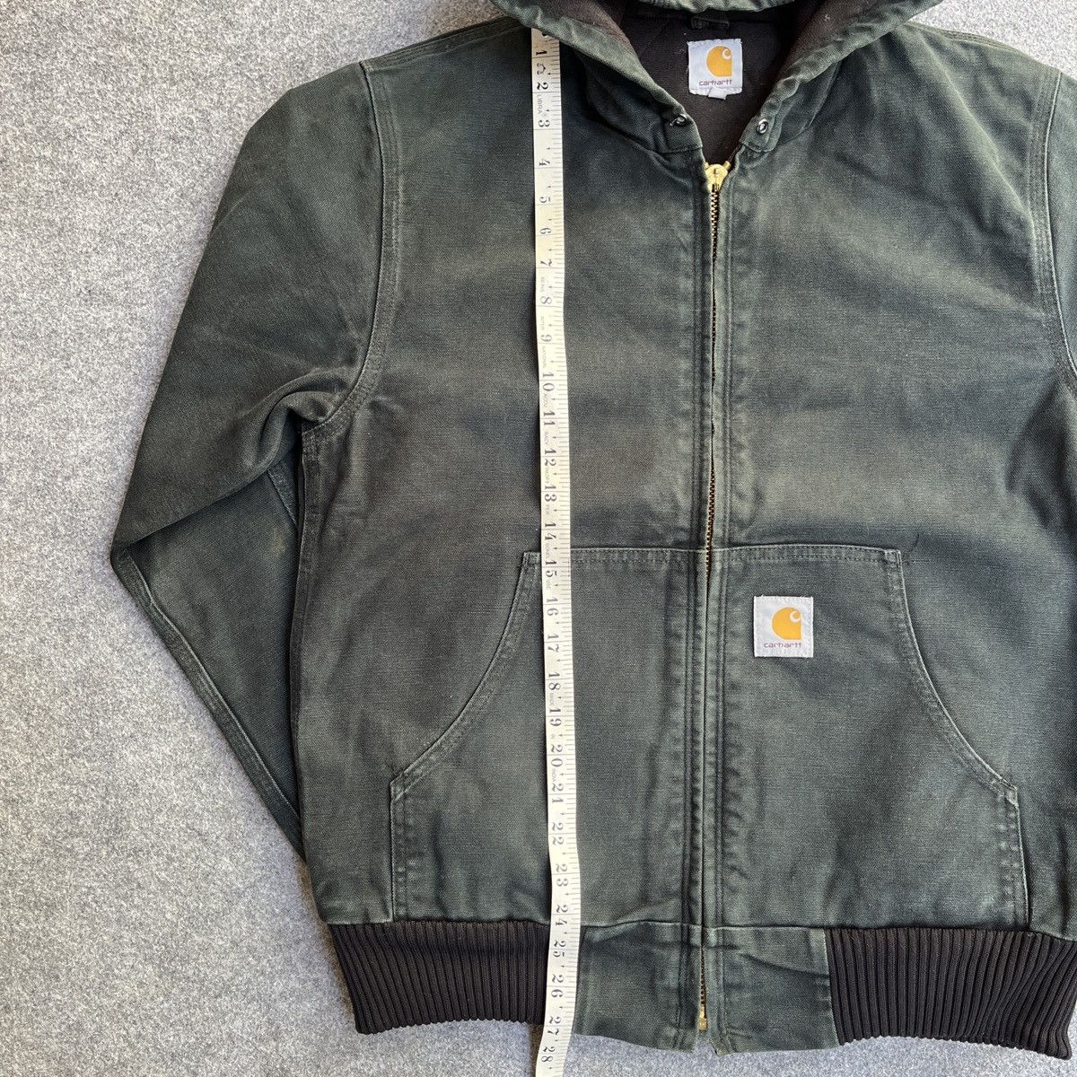 Carhartt Vintage Carhartt Black Active Hooded Jacket Size US M / EU 48-50 / 2 - 8 Thumbnail