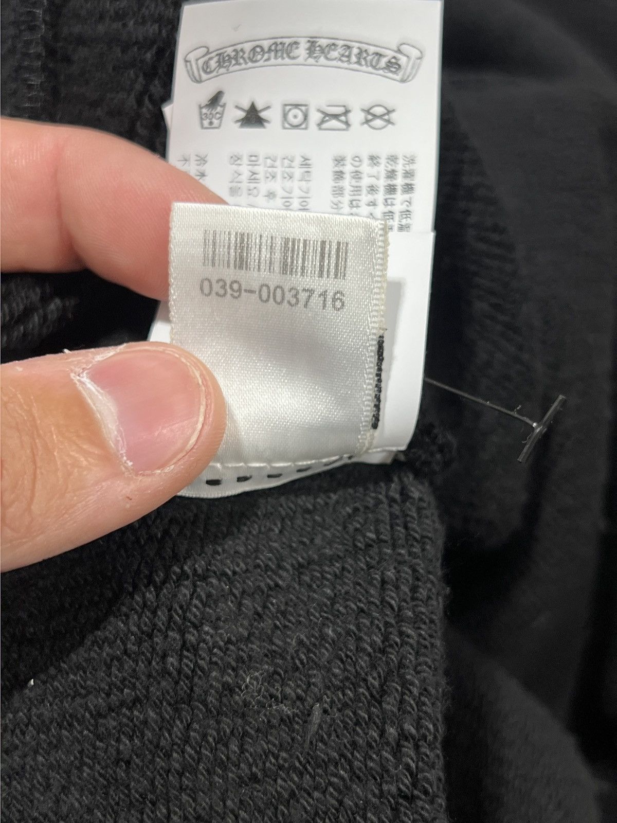 Chrome Hearts Chrome Hearts Black On Black Nylon Cross Size US L / EU 52-54 / 3 - 10 Thumbnail