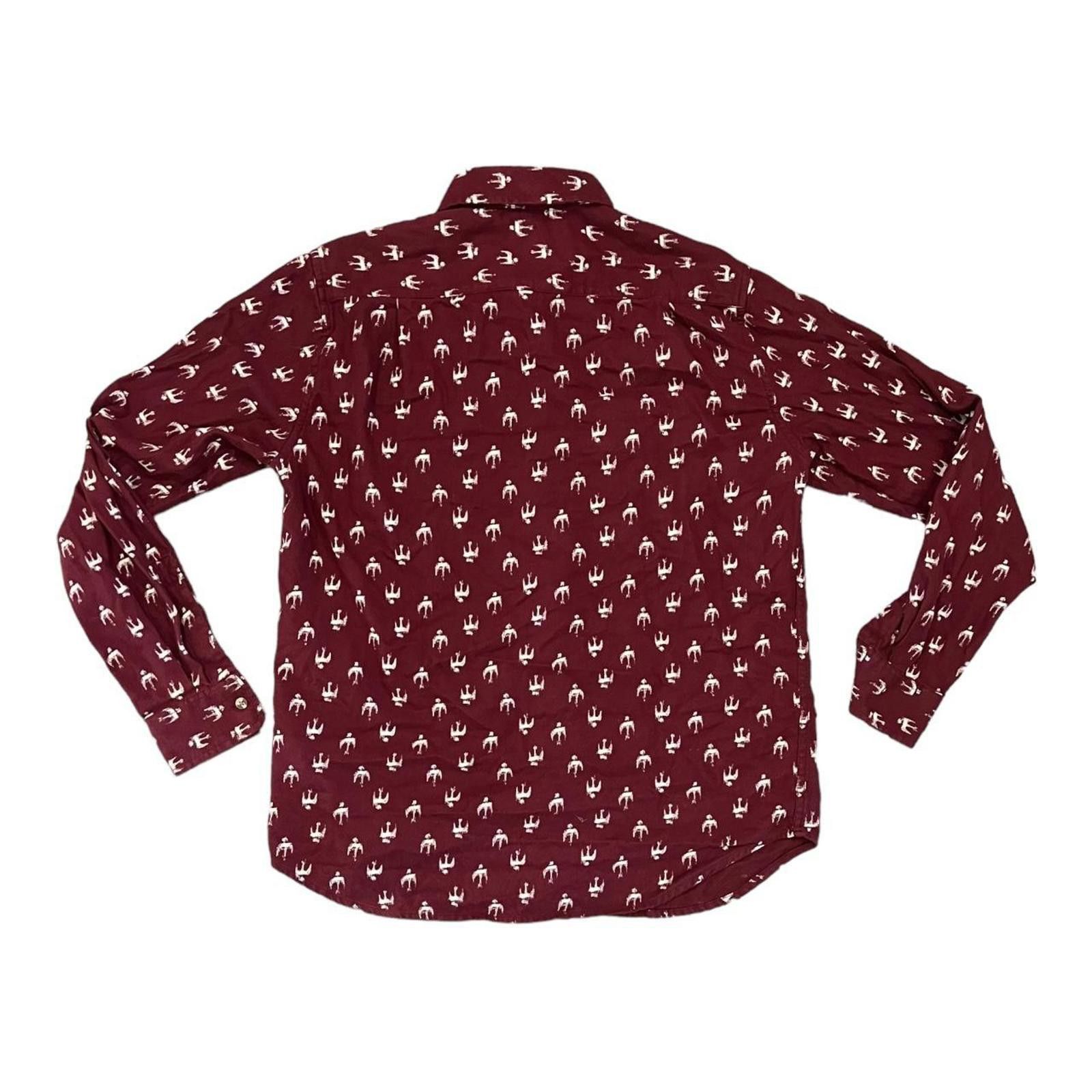 Obey Obey Propaganda Dove Marron Button Down Shirt Size US M / EU 48-50 / 2 - 2 Thumbnail