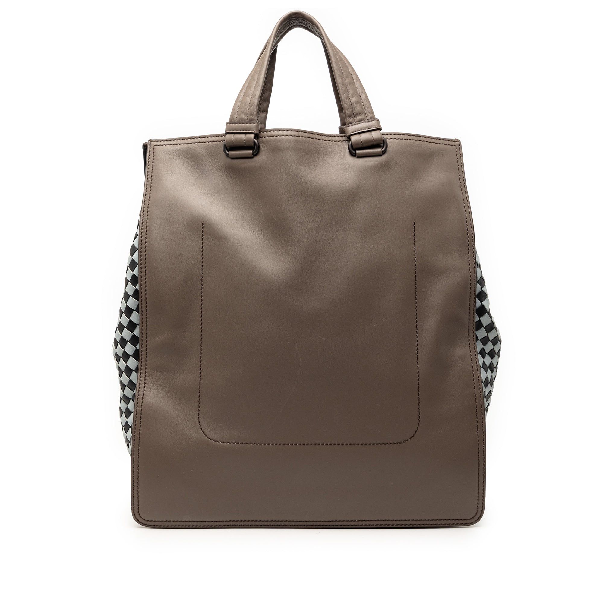 Bottega Veneta Intrecciato Trimmed Leather Tote Size ONE SIZE - 1 Thumbnail