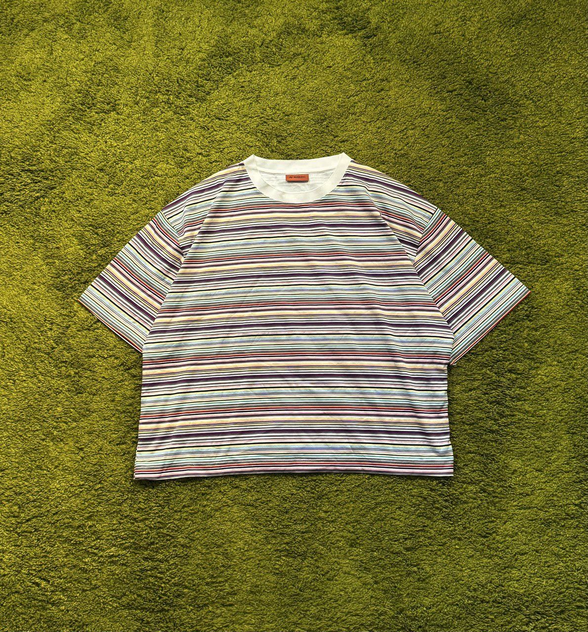 Designer × Missoni Missoni coloured striped t-shirt Size XXL / US 16-18 / IT 52-54 - 1 Thumbnail