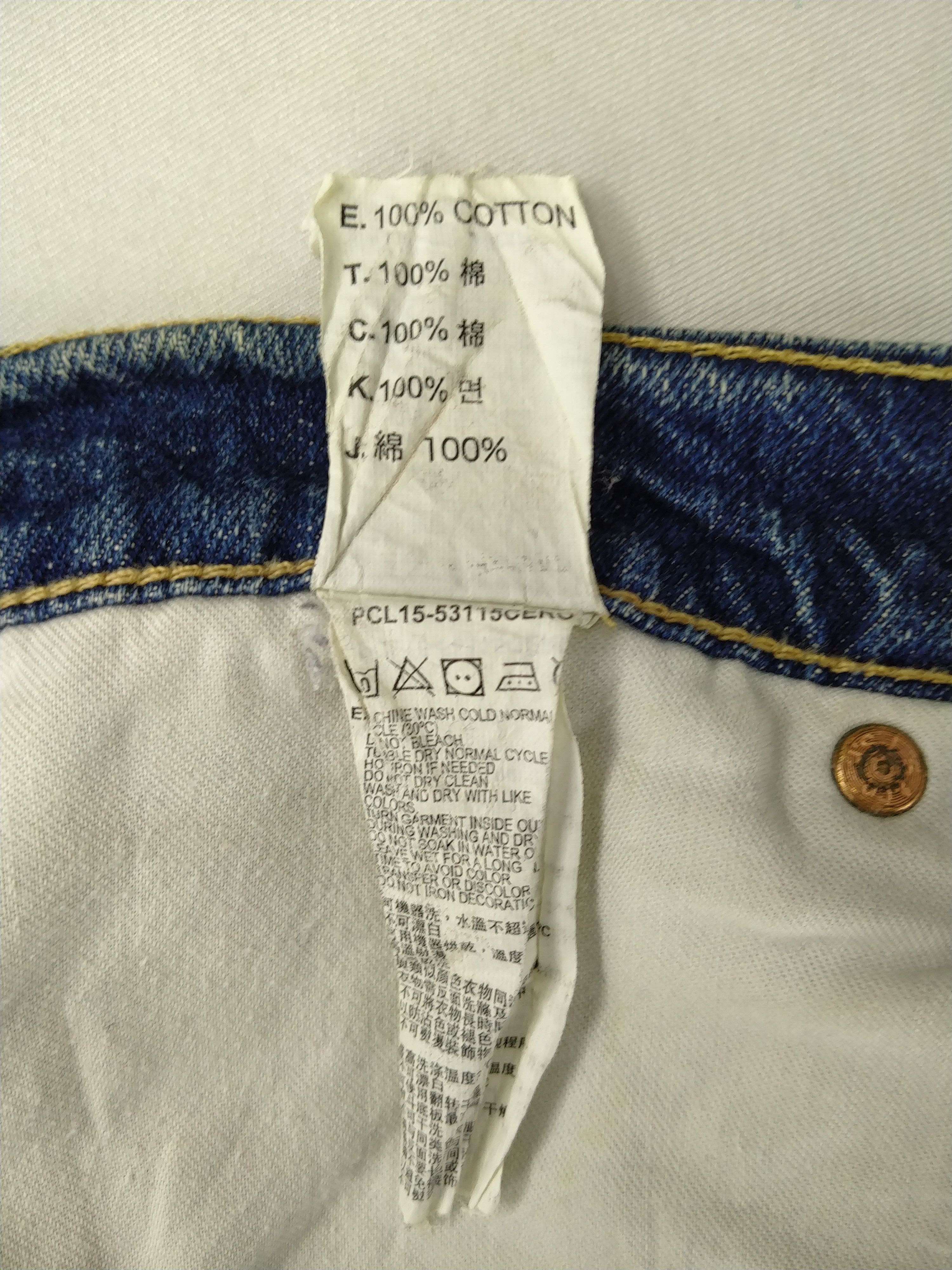 Levi's Blue Levi's 505 Distressed Denim 33x29.5 -JN192 Size US 33 - 11 Thumbnail