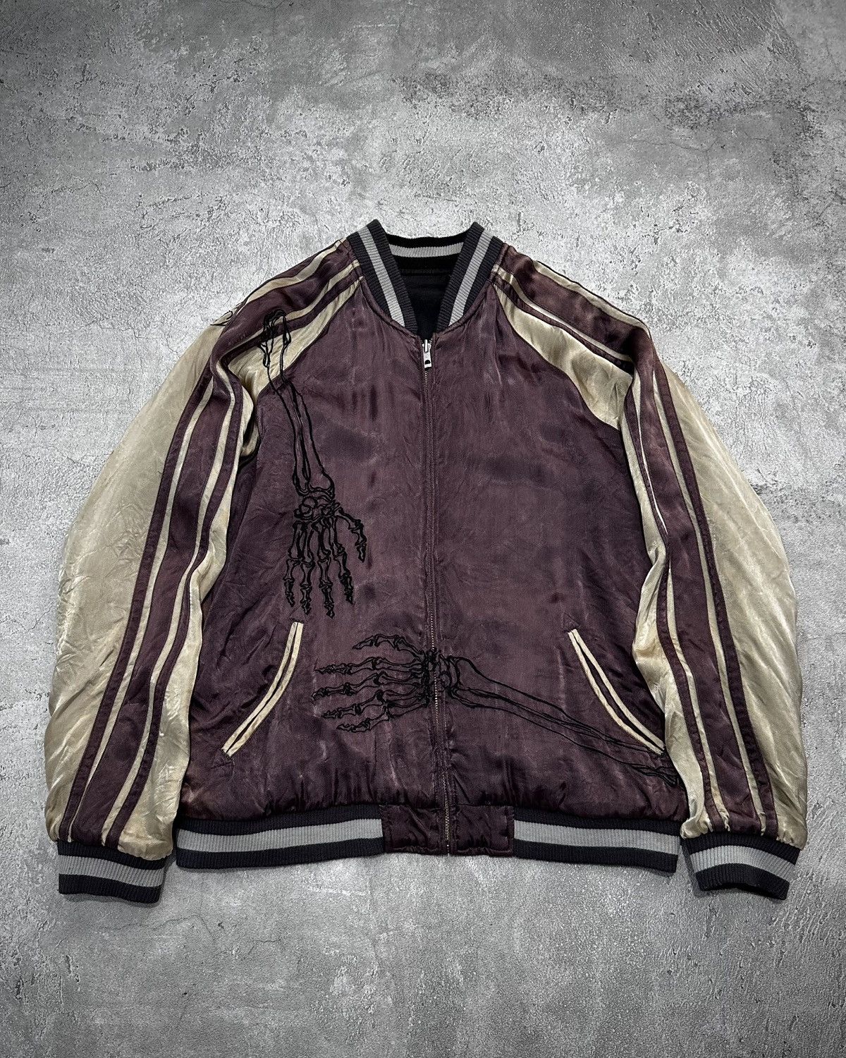 Japanese Brand × Toyo Enterprises Japanese Clasic Script Giant Skeleton Reversible Jacket Size US M / EU 48-50 / 2 - 7 Thumbnail