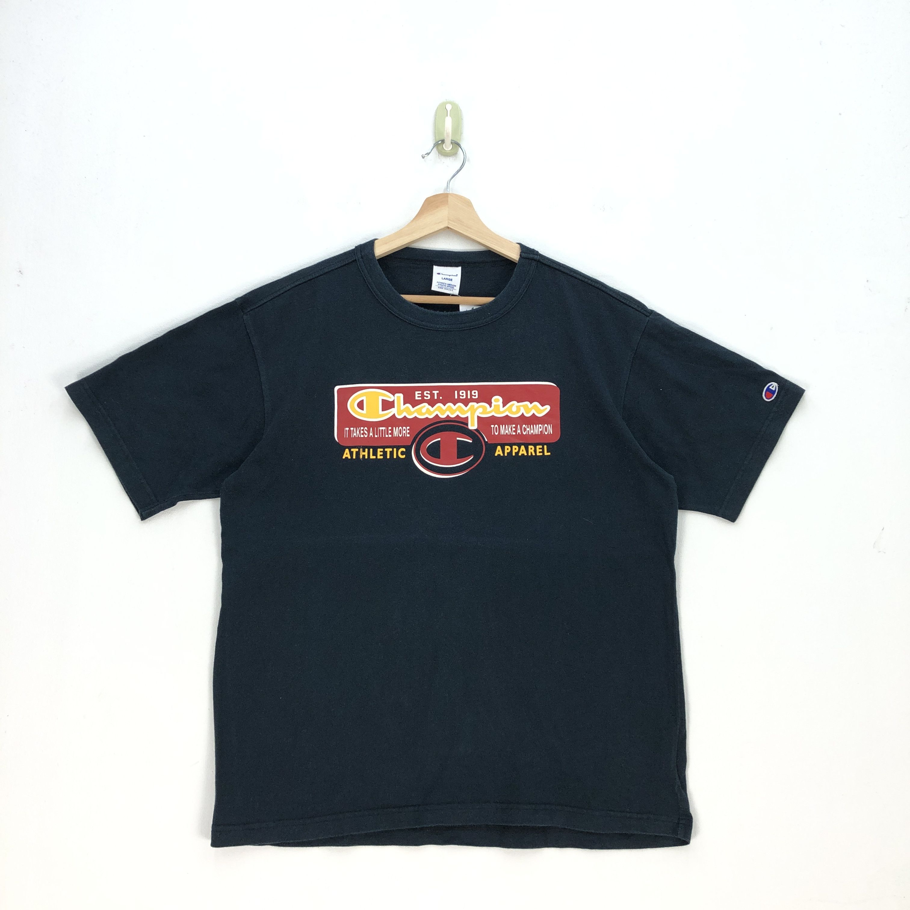 Champion Vintage Y2K Champion Tshirt Champion Athletic Apparel Tees Size US L / EU 52-54 / 3 - 1 Thumbnail