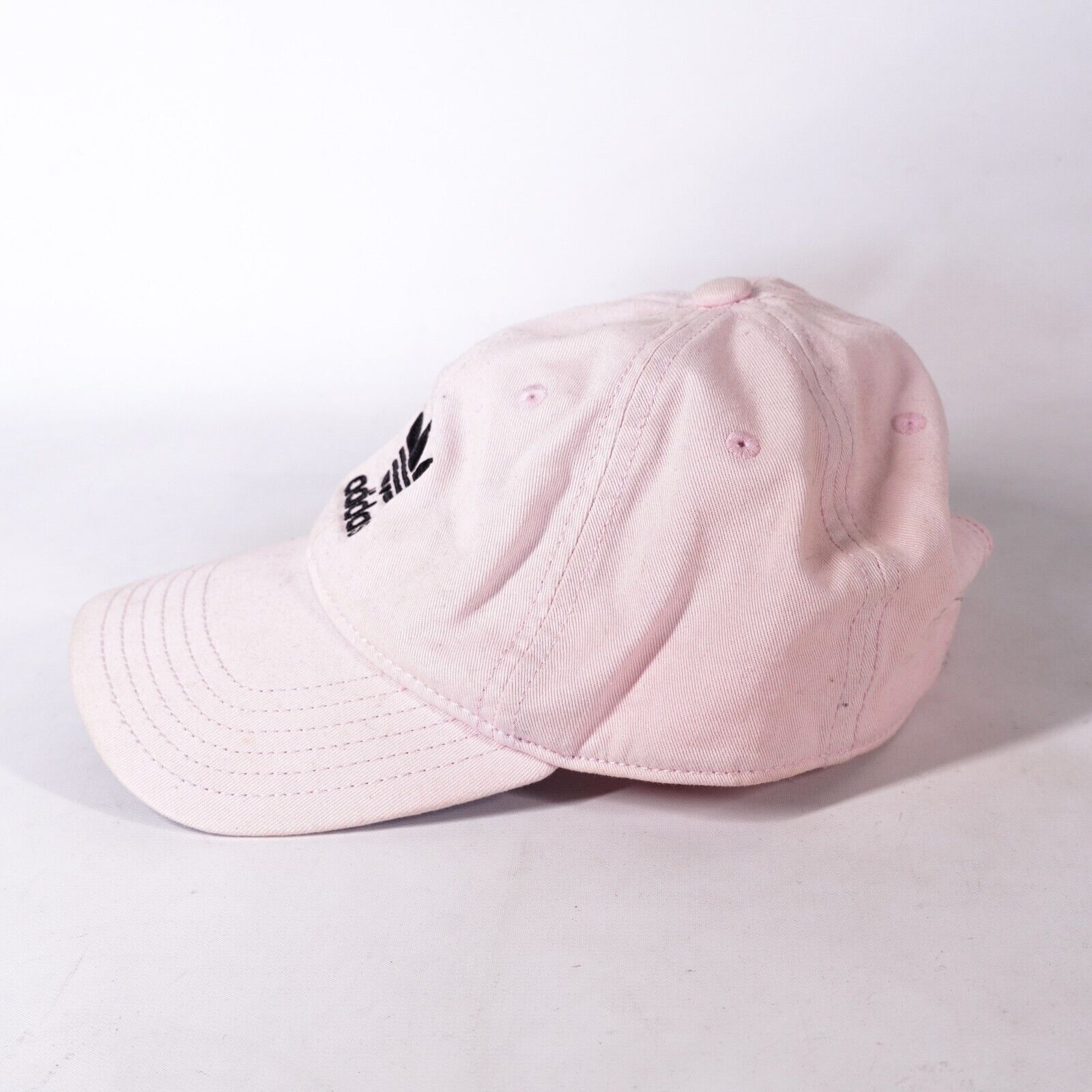 Adidas Adidas Logo Baseball Hat Adjustable Buckle Strap Cap Pink Size ONE SIZE - 4 Thumbnail