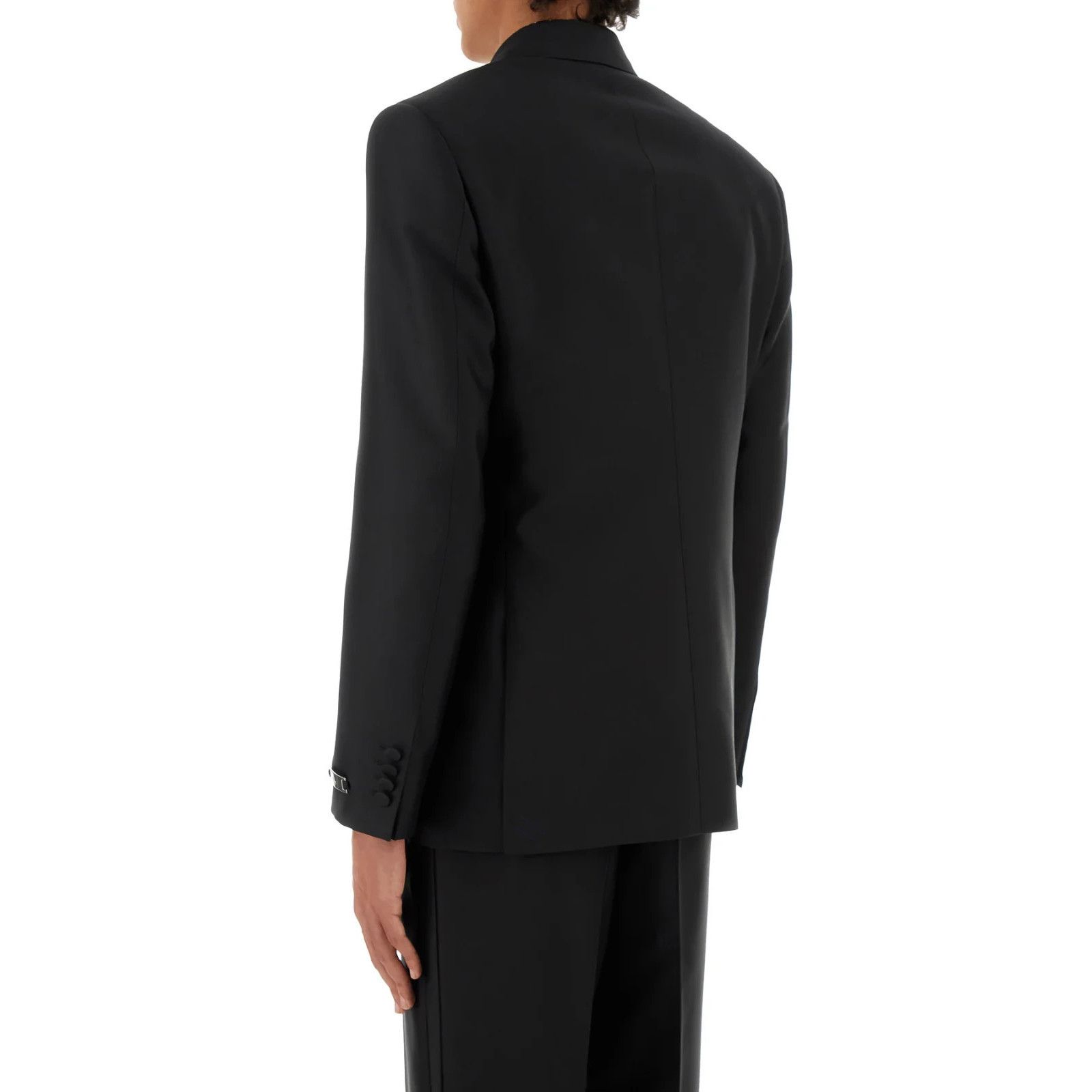 Burberry BURBERRY Black Wool Blend Blazer New & Authentic (Men's size Size US L / EU 52-54 / 3 - 4 Thumbnail