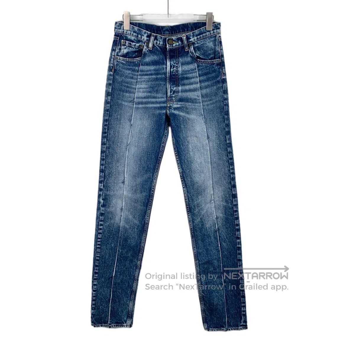 Maison Margiela Maison Margiela Blue Washed Cotton Casual Denim Long Pants Size US 40 / EU 56 - 1 Thumbnail