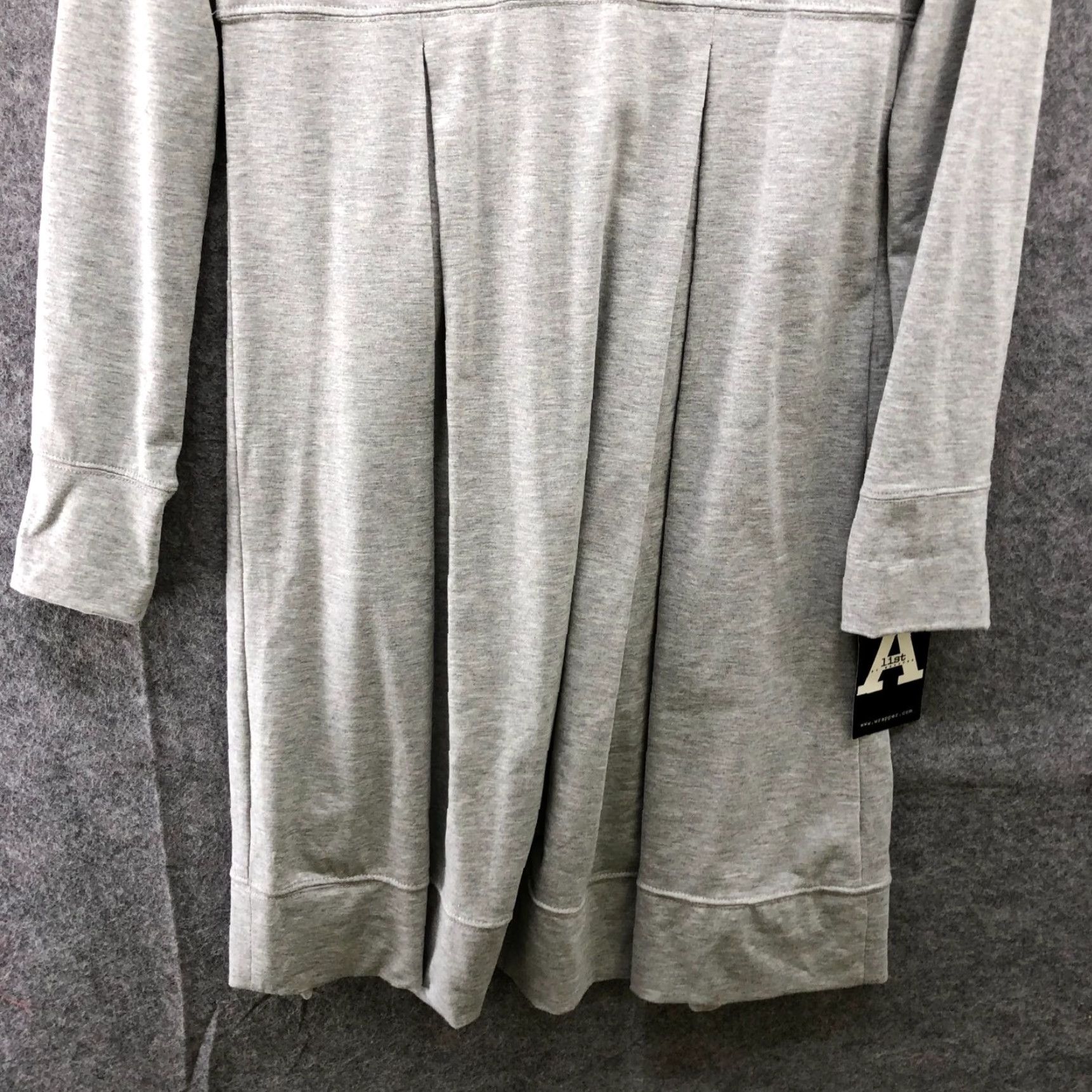 Vintage NWT Vintage A-list By Wrapper Gray Cowl Neck T Shirt Dress Long Sleeve Size M Womens Dress Shirt Size M / US 6-8 / IT 42-44 - 4 Thumbnail