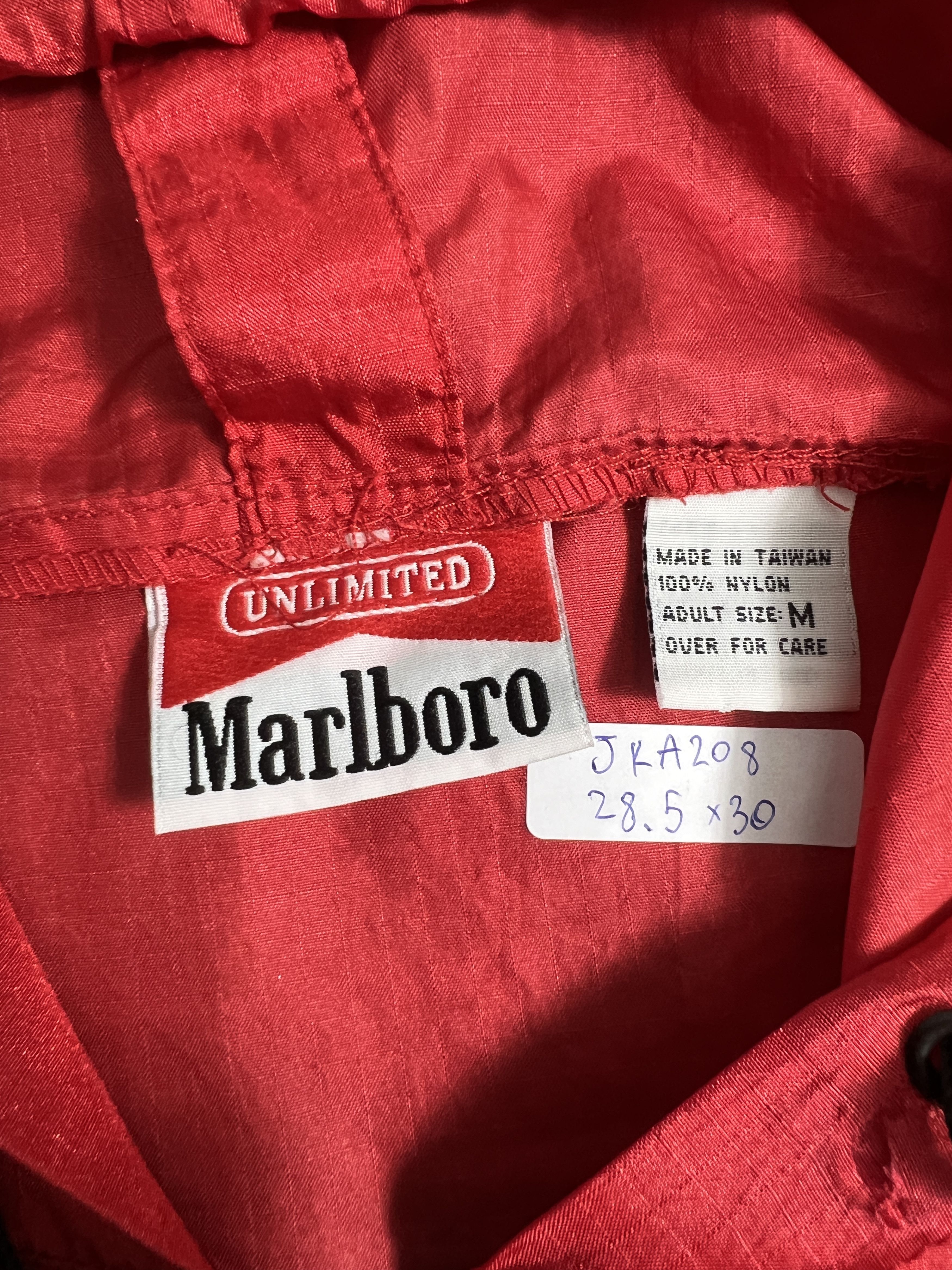 Marlboro Vintage 90s Marlboro Anorak Jacket (M) JKA208 Size US M / EU 48-50 / 2 - 2 Thumbnail