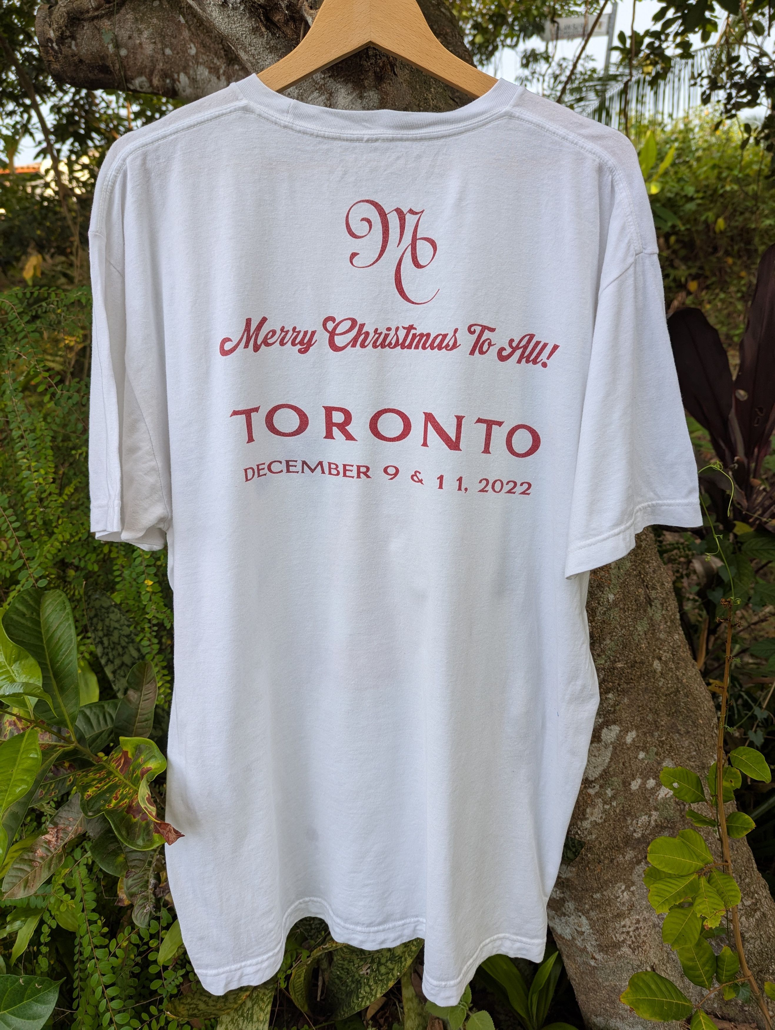 Band Tees Mariah Carey Christmas Is You American Singer Tshirt Size US XL / EU 56 / 4 - 6 Thumbnail