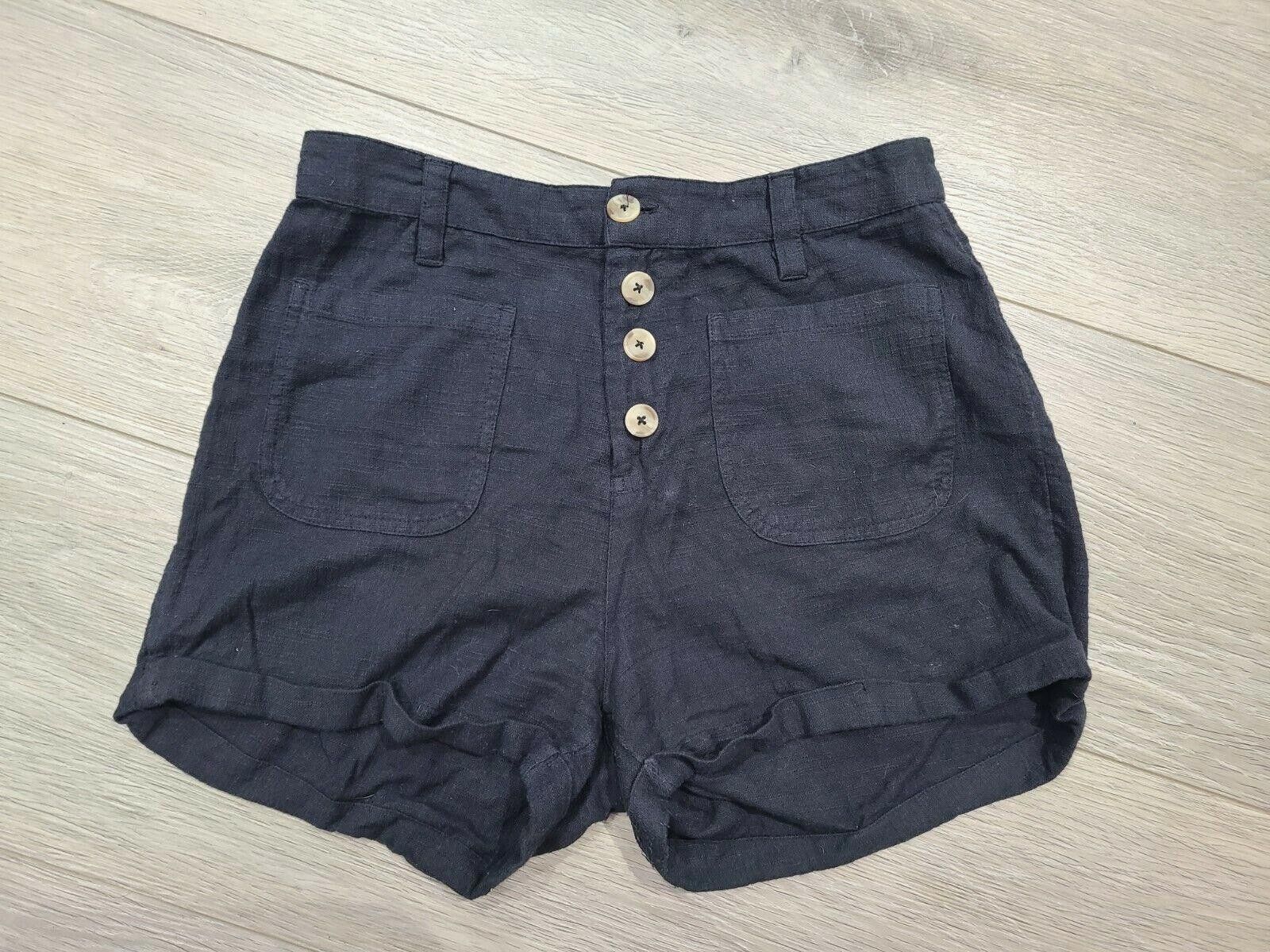 Billabong Billabong Shorts Size 27 Black Knit high waist Size 27" / US 4 / IT 40 - 1 Thumbnail