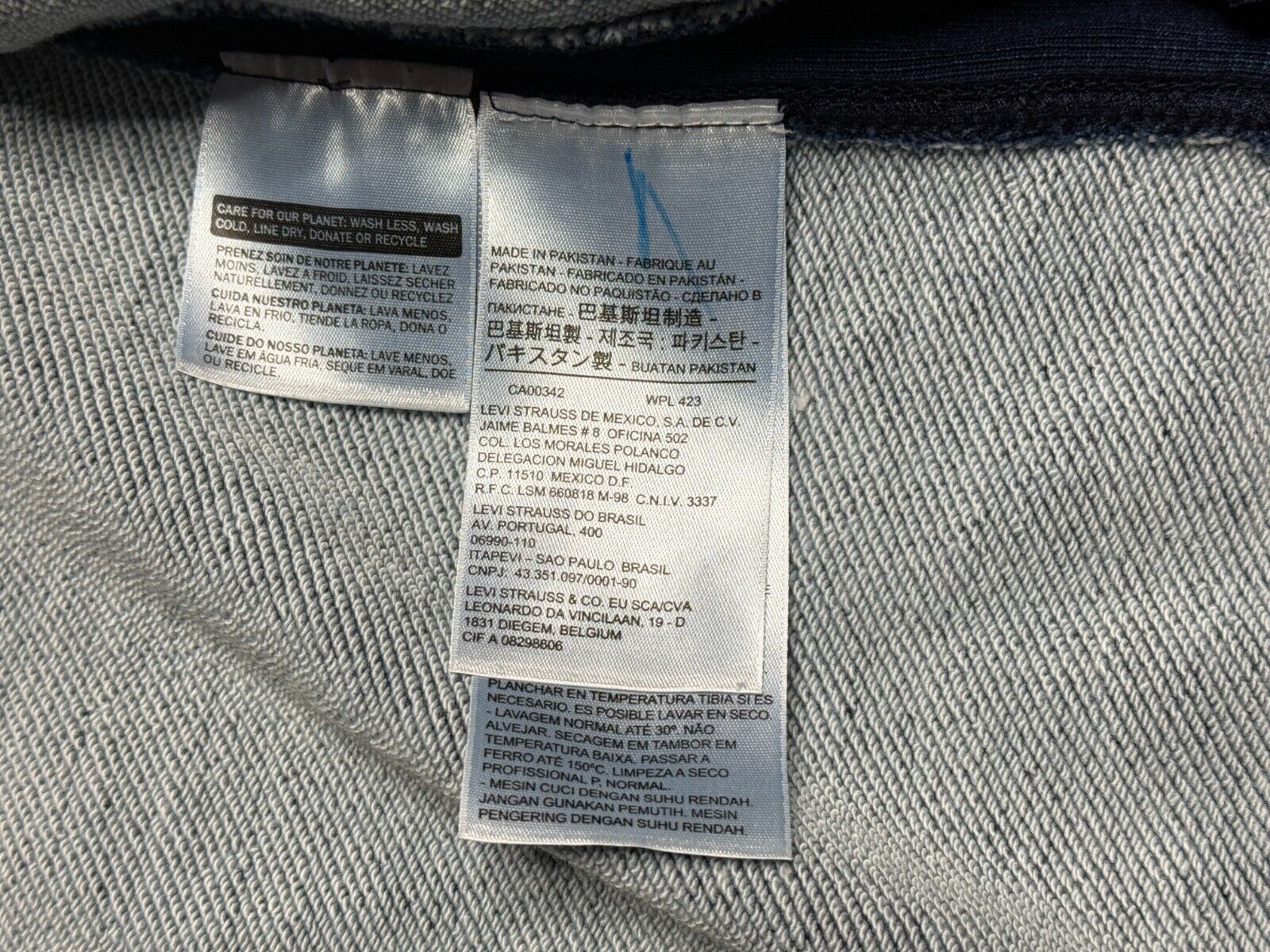 Levi's Levi's indigo men's hoodie M Size US M / EU 48-50 / 2 - 8 Thumbnail