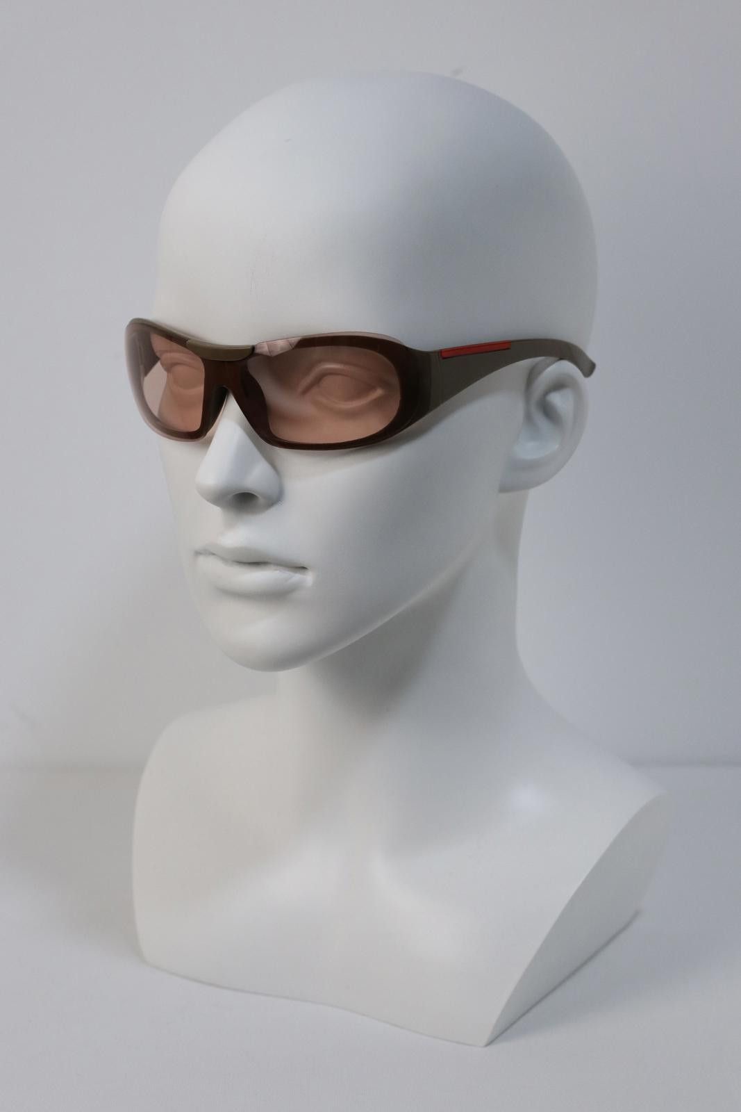 Other Y2k Avant Garde Futuristic Brown Sunglasses Unisex OS Size ONE SIZE - 1 Thumbnail