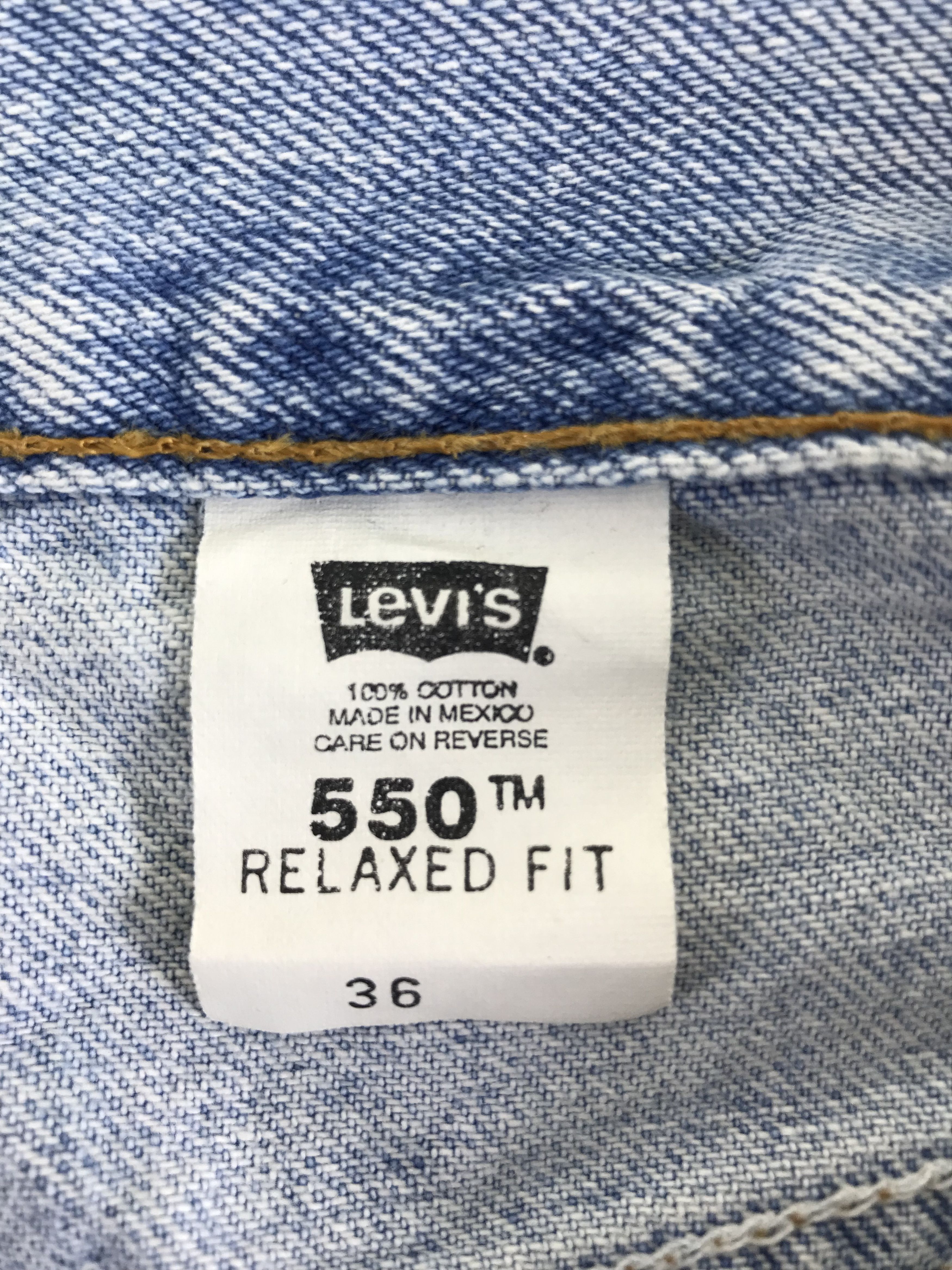 Levi's Vintage Levi's 550 Relaxed Fit Short Jeans Size US 36 / EU 52 - 6 Thumbnail