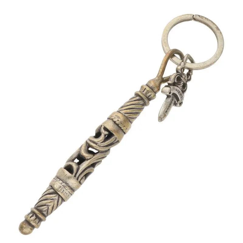 Chrome Hearts Silver Celtic Roller Dagger Key Ring Size ONE SIZE - 1 Preview