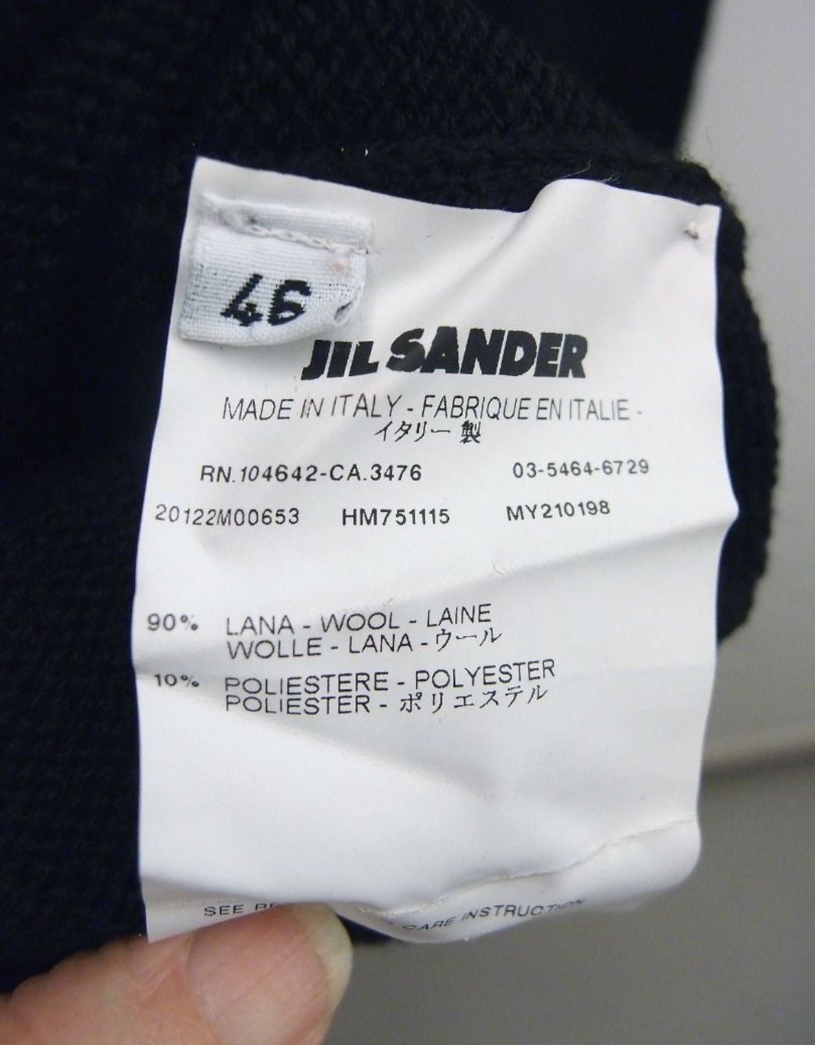 Jil Sander × Raf Simons Jil sander fw12 whale knit sweater Size US S / EU 44-46 / 1 - 5 Thumbnail