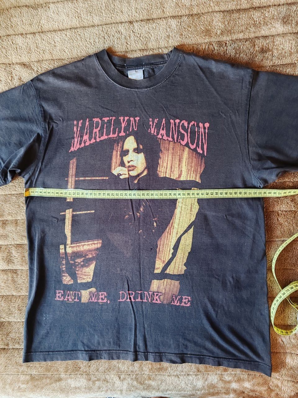 Band Tees 💀RARE 00s MARILYN MANSON Eat Me Drink Me VNTG Merch Tee Size US L / EU 52-54 / 3 - 10 Thumbnail