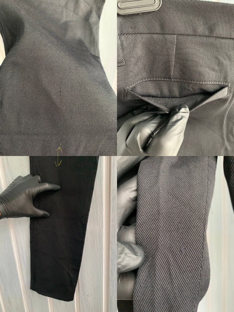 Gucci Vintage Gucci Black Wool Polyamide Knit Men Skinny Trousers Size US 36 / EU 52 - 24 Thumbnail