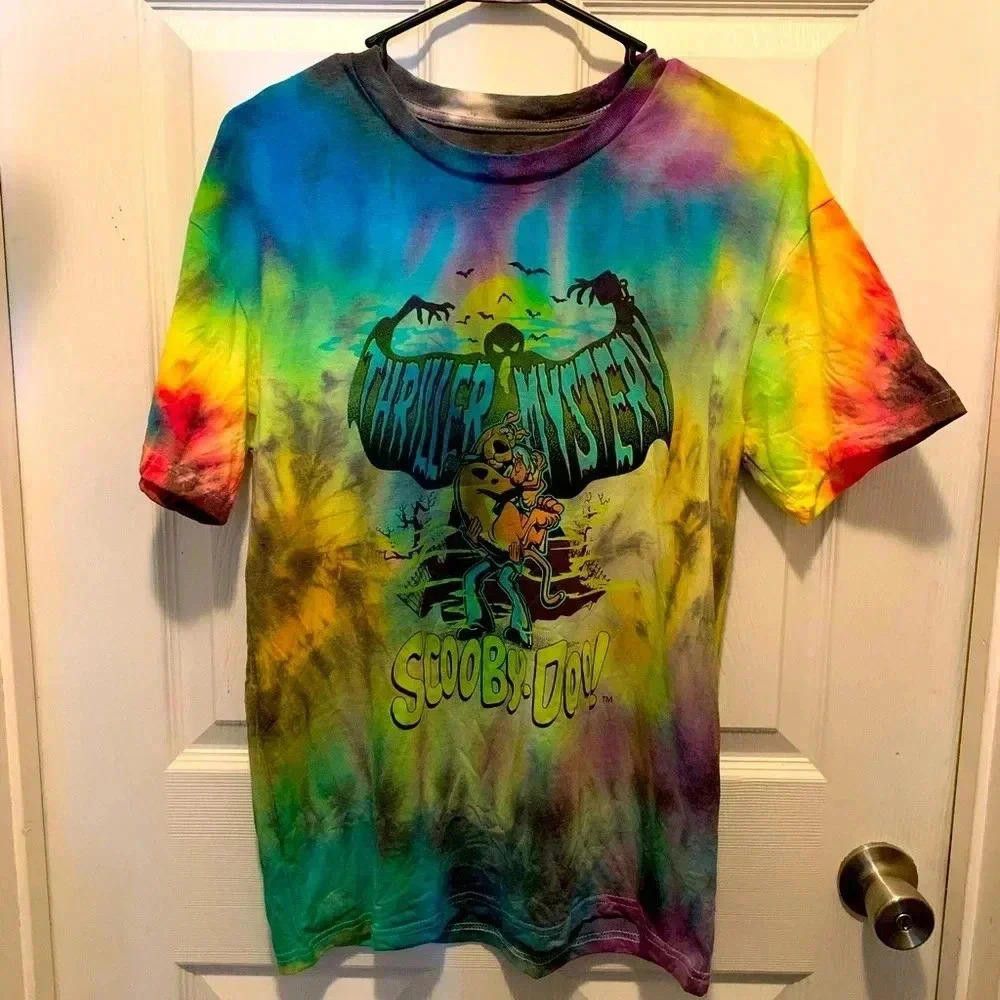 Designer Tie-dye Scooby Doo shirt Size US M / EU 48-50 / 2 - 1 Thumbnail