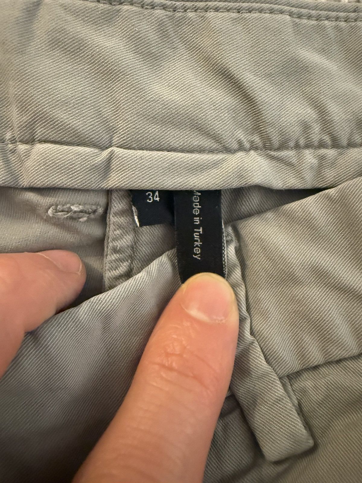 Theory Theory Zaine S. Patton Chino Short — Light Grey Size US 34 / EU 50 - 4 Thumbnail