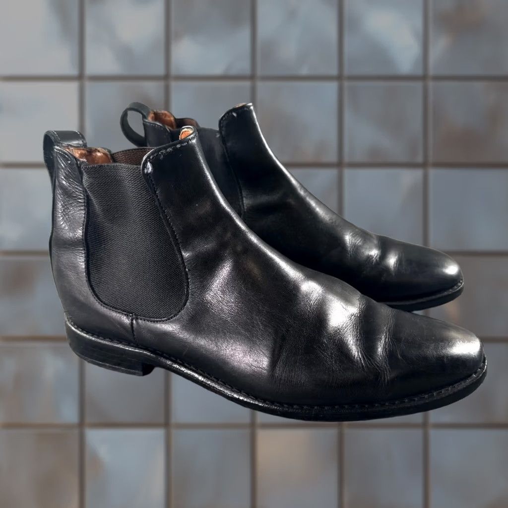 Allen Edmonds Liverpool Chelsea Boots Black Leather Men\'s 9.5 D USA 7522 Liverpool Chelsea Dress Boot | Men main image 4