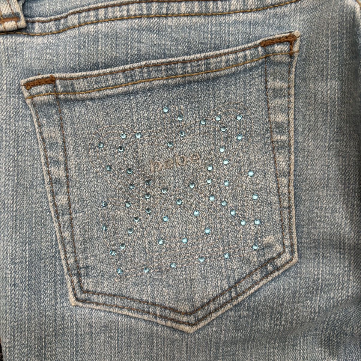 Bebe Bebe Made In Usa Blue Jeans Size 28" / US 6 / IT 42 - 7 Thumbnail