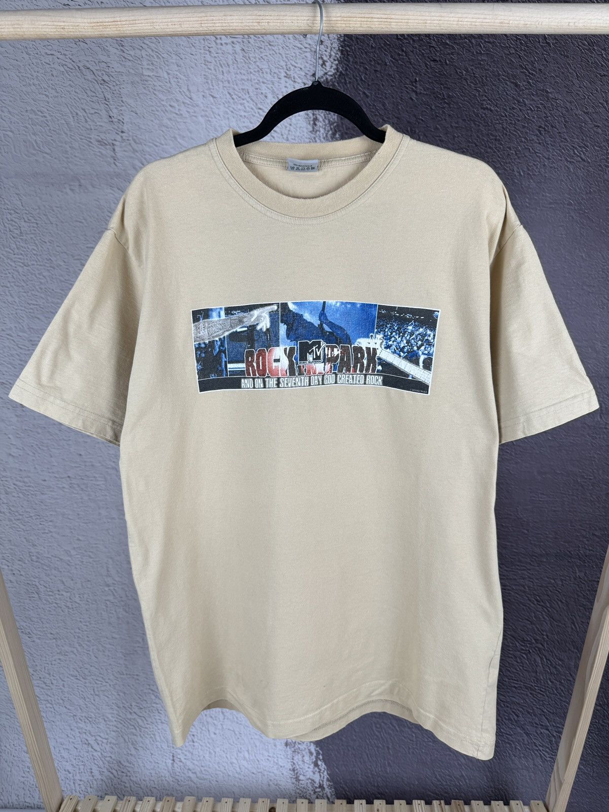Mtv × Vintage MTV vintage 2003 Rock im Park beige band tee shirt Size US XL / EU 56 / 4 - 4 Thumbnail