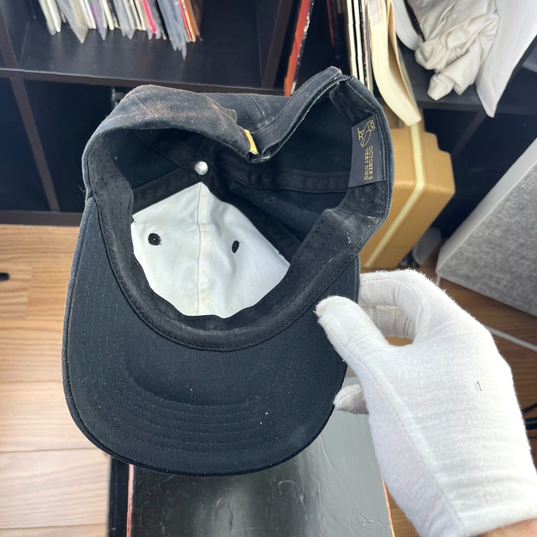 Vintage OVO October Very Own Drake Faded Strapback Hat Baseball Cap OS Black Mens Size ONE SIZE - 4 Thumbnail