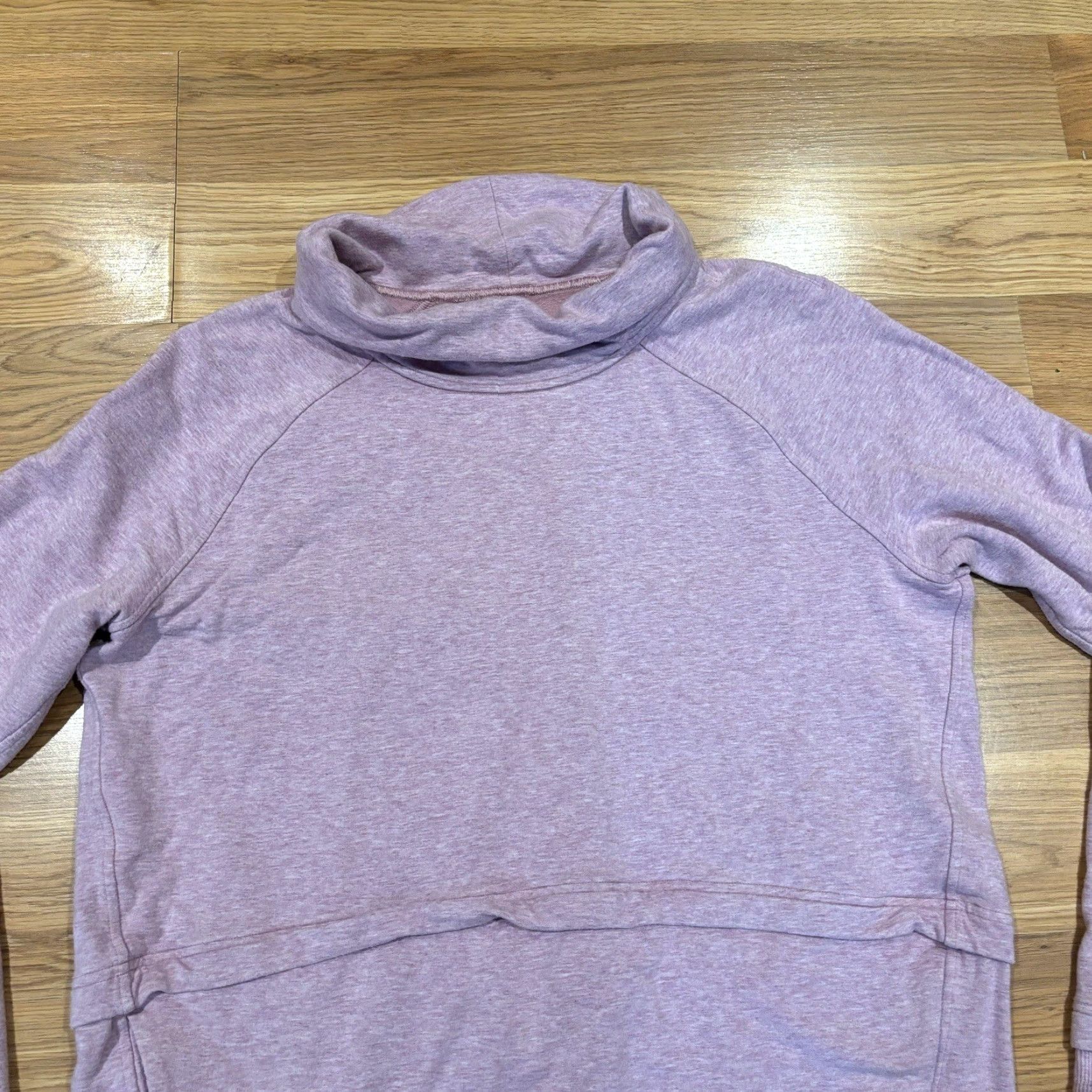 Lululemon Lululemon Find Your Unwind Pullover Womens Size 6 Pink Taupe Heathered Pullover Sweatshirt Long Sleeve Regular 6 Womens Size M / US 6-8 / IT 42-44 - 6 Thumbnail