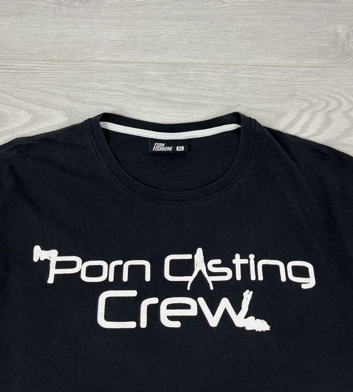 Vintage Fishbone Porn Casting Crew Humor Adult T Shirt Size US XL / EU 56 / 4 - 4 Thumbnail