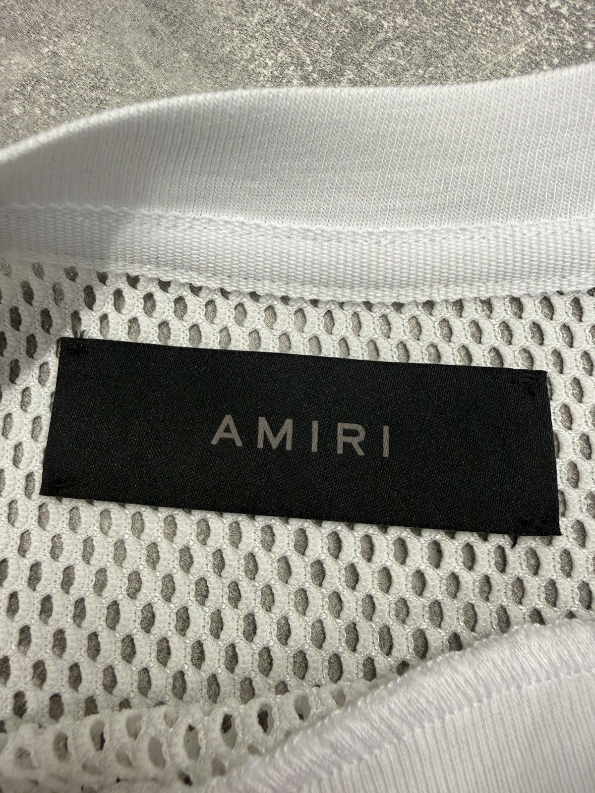Amiri Amiri Cropped Mesh 22 Tee White. size S. BNWT. Rrp £425.00 Size S / US 4 / IT 40 - 6 Thumbnail