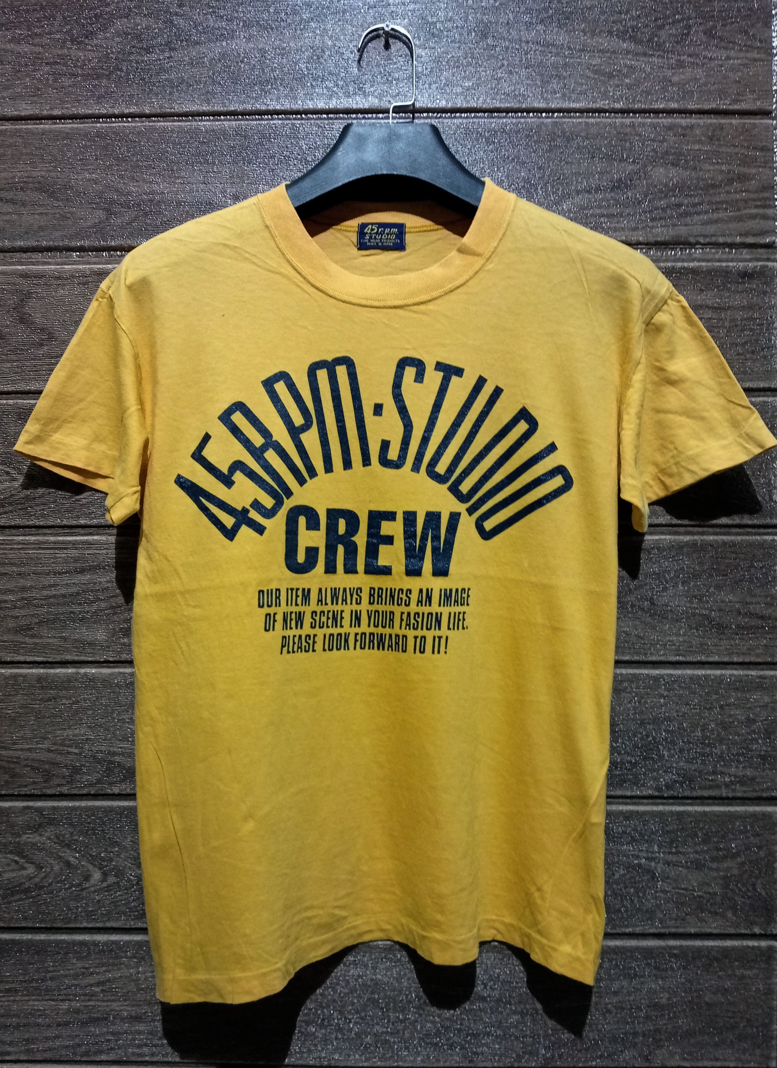 45rpm Vintage Single Stitch 45 r.p.m. Studio Crew Tee Size US M / EU 48-50 / 2 - 1 Thumbnail