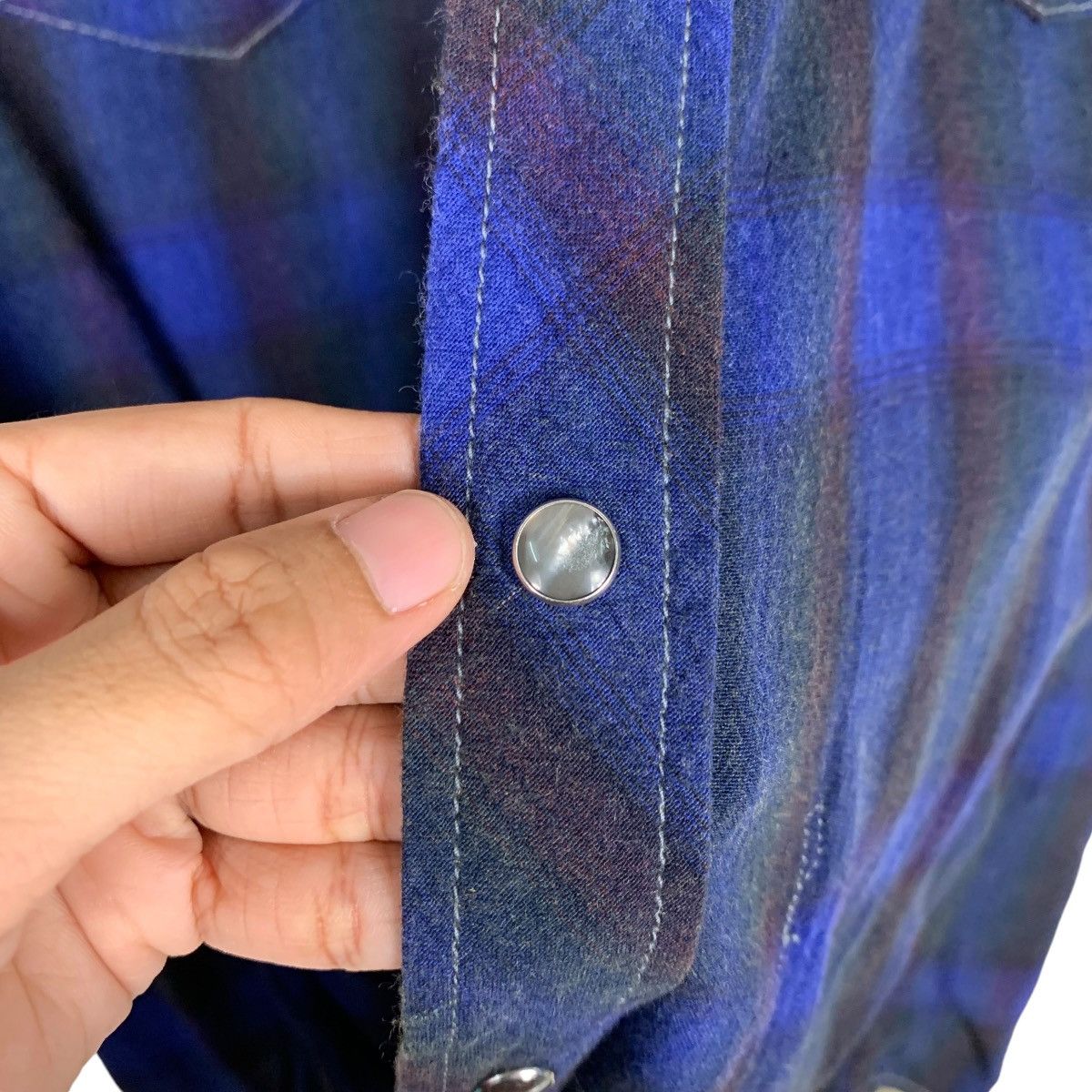 HOLLYWOOD RANCH MARKET H.R.MARKET Tartan Short Sleeve Western Shirt #1419-C64 Size US S / EU 44-46 / 1 - 13 Thumbnail