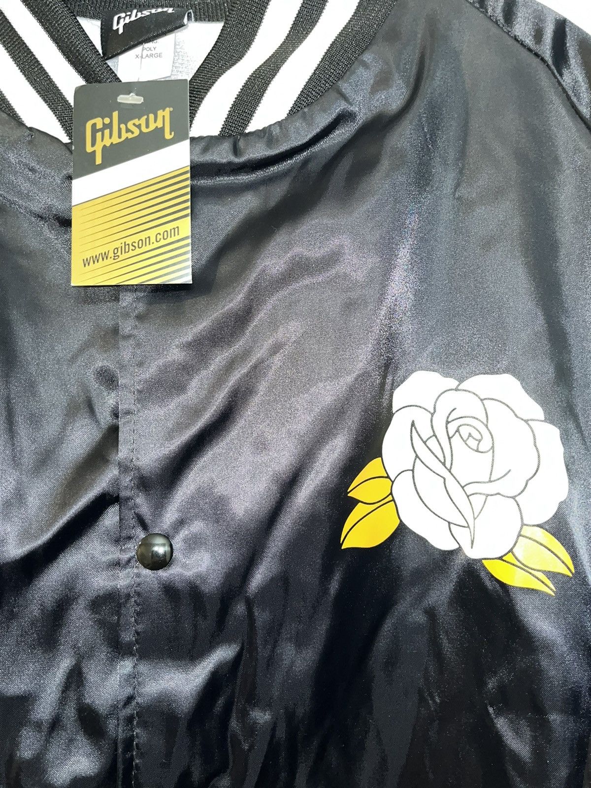 Other Crazy Gibson Sister Rosetta Tharpe Rose Satin Bomber Jacket Size US XL / EU 56 / 4 - 2 Thumbnail