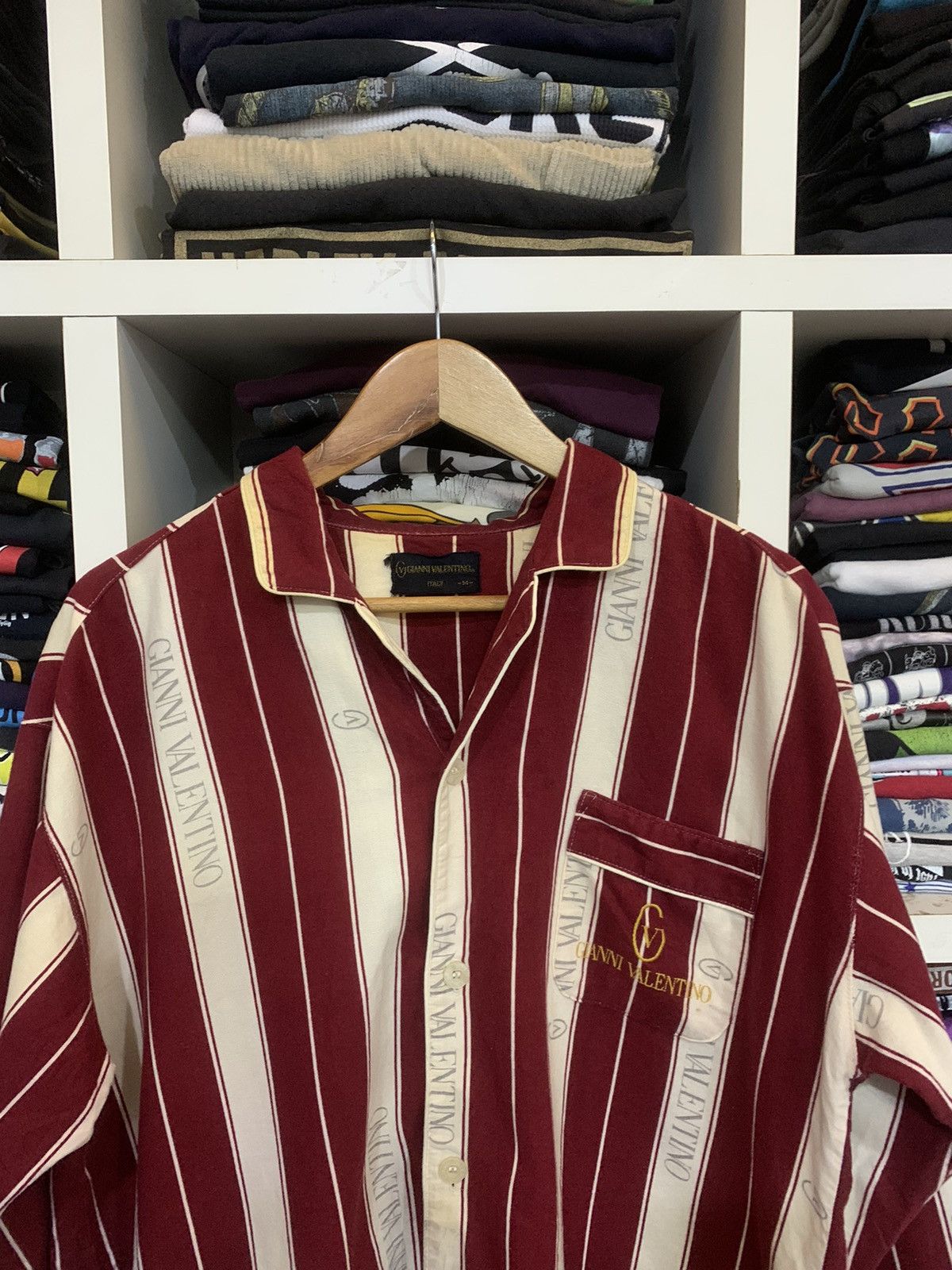 Japanese Brand × Vintage Vintage Gianni Valentino Button Shirt Size US M / EU 48-50 / 2 - 3 Thumbnail