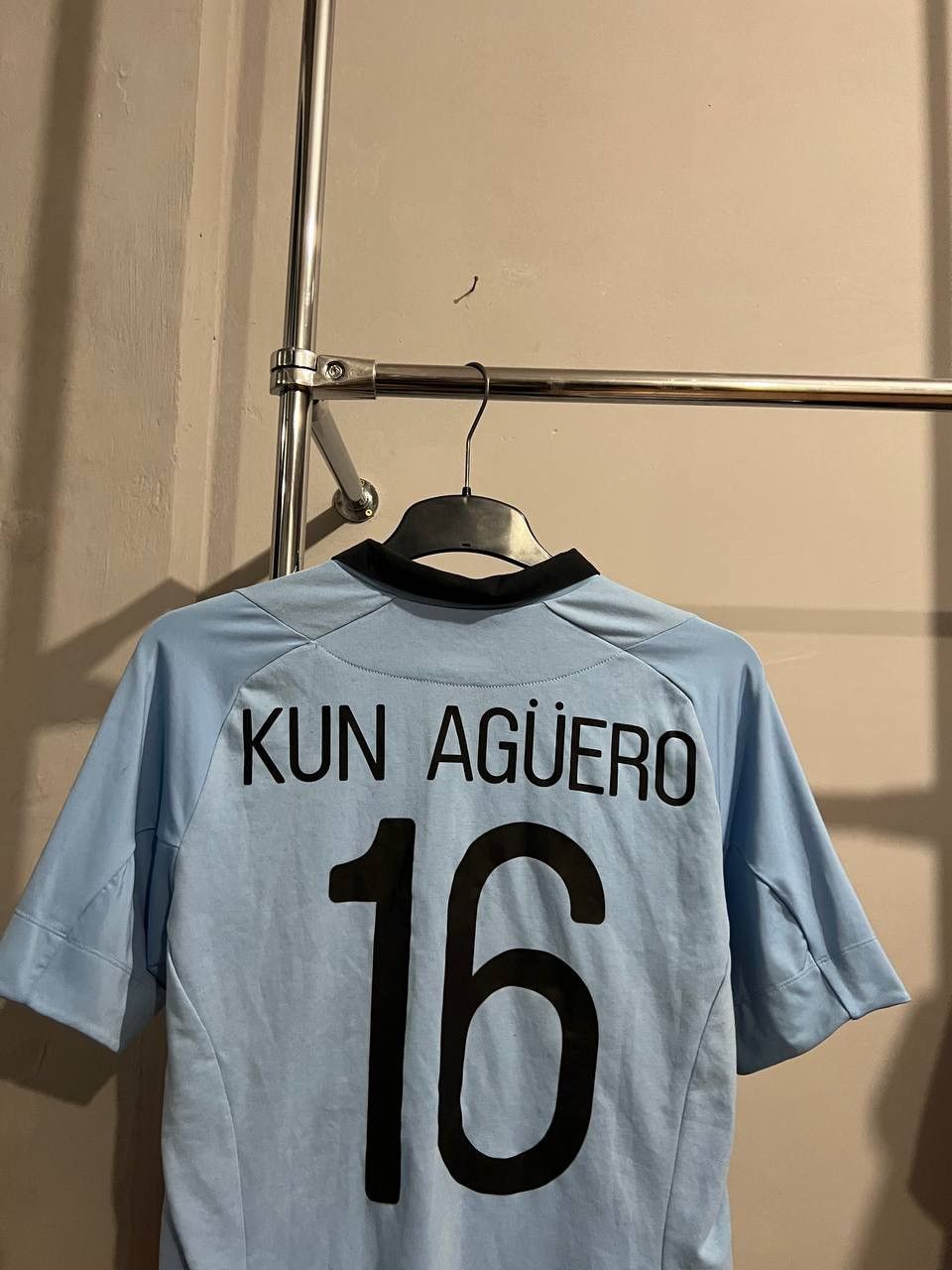 Umbro 2012/13 MANCHESTER CITY #16 AGUERO HOME SOCCER JERSEY SHIRT Size US M / EU 48-50 / 2 - 14 Thumbnail