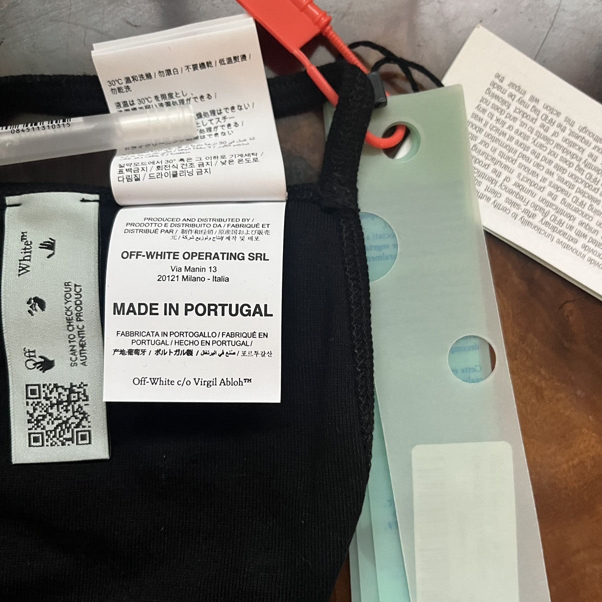 Off-White Hand Logo Mask Size ONE SIZE - 5 Thumbnail