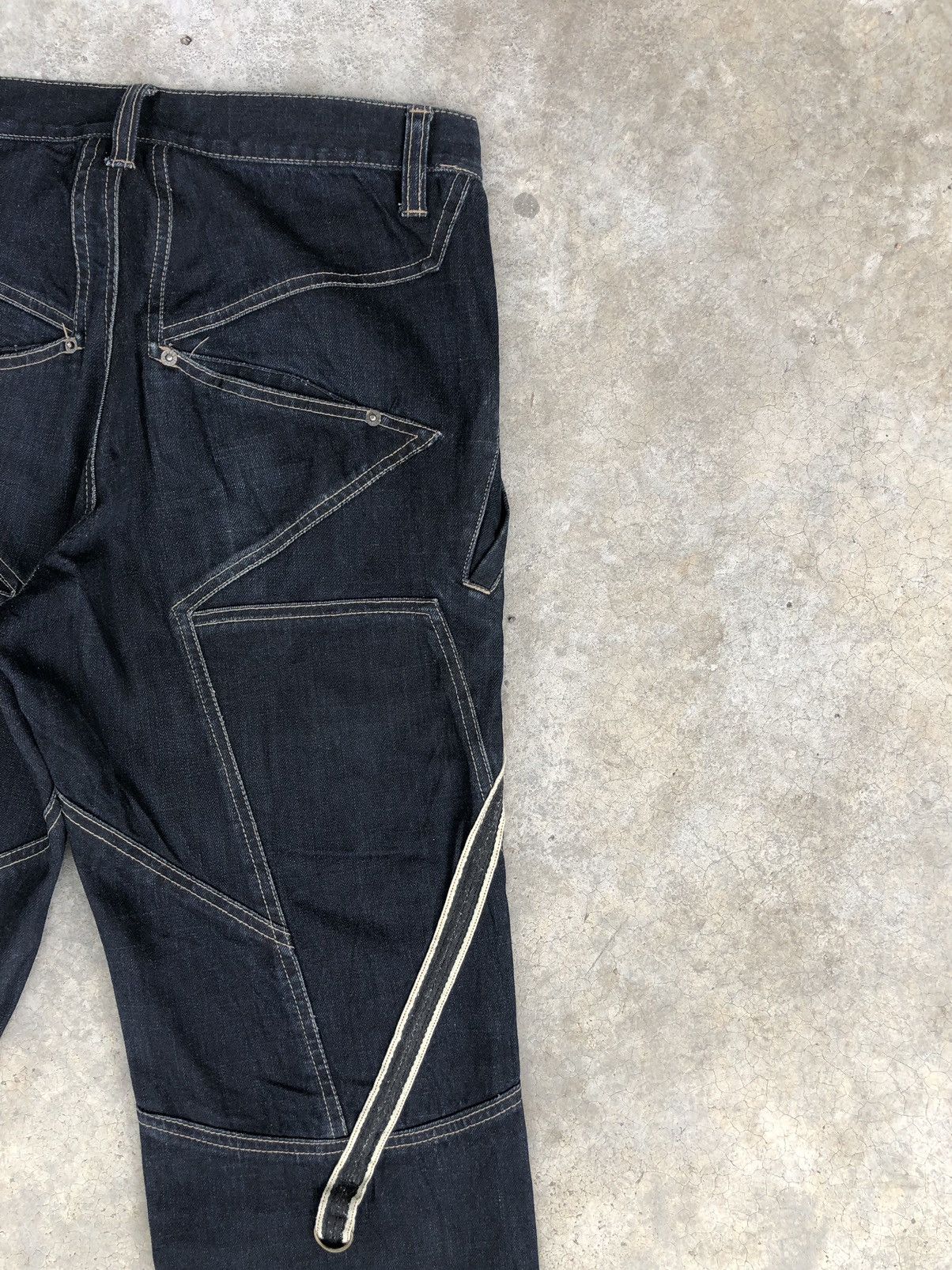 PPFM PPFM Jeans White Stitch Size US 33 - 8 Thumbnail