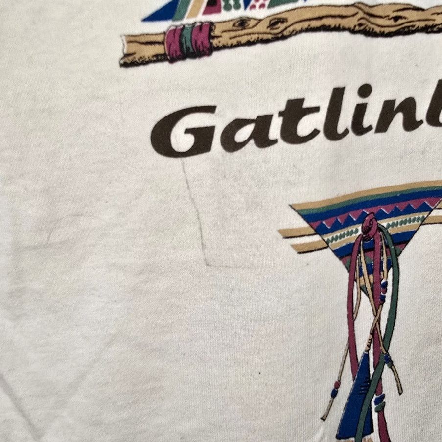 Jerzees × Vintage Vintage Gatlinburg Shirt Tribal Art Outdoor Elk Cream L Tee Size US L / EU 52-54 / 3 - 4 Thumbnail