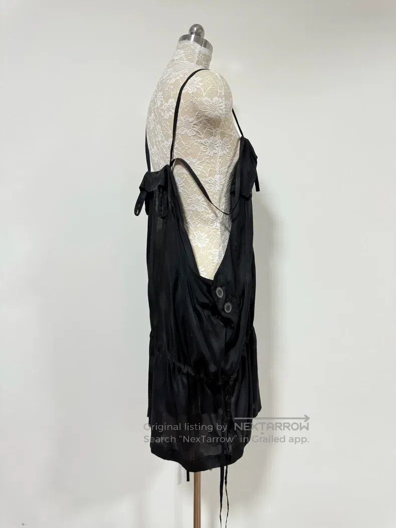 Yohji Yamamoto Yohji Yamamoto Anamorphic dark stripe polka-dot slip dress Size ONE SIZE - 8 Thumbnail