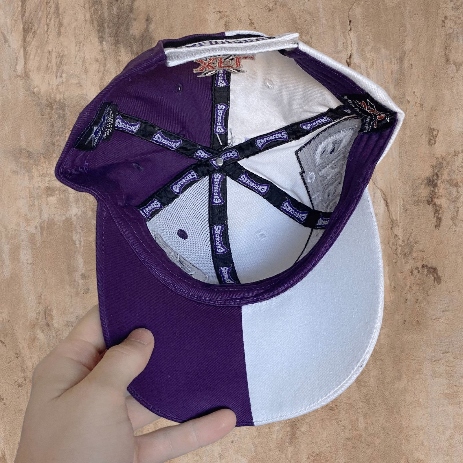 Vintage Vintage Y2K Chicago Enforcers Hat OSFA Split Drew Pearson Size ONE SIZE - 6 Thumbnail
