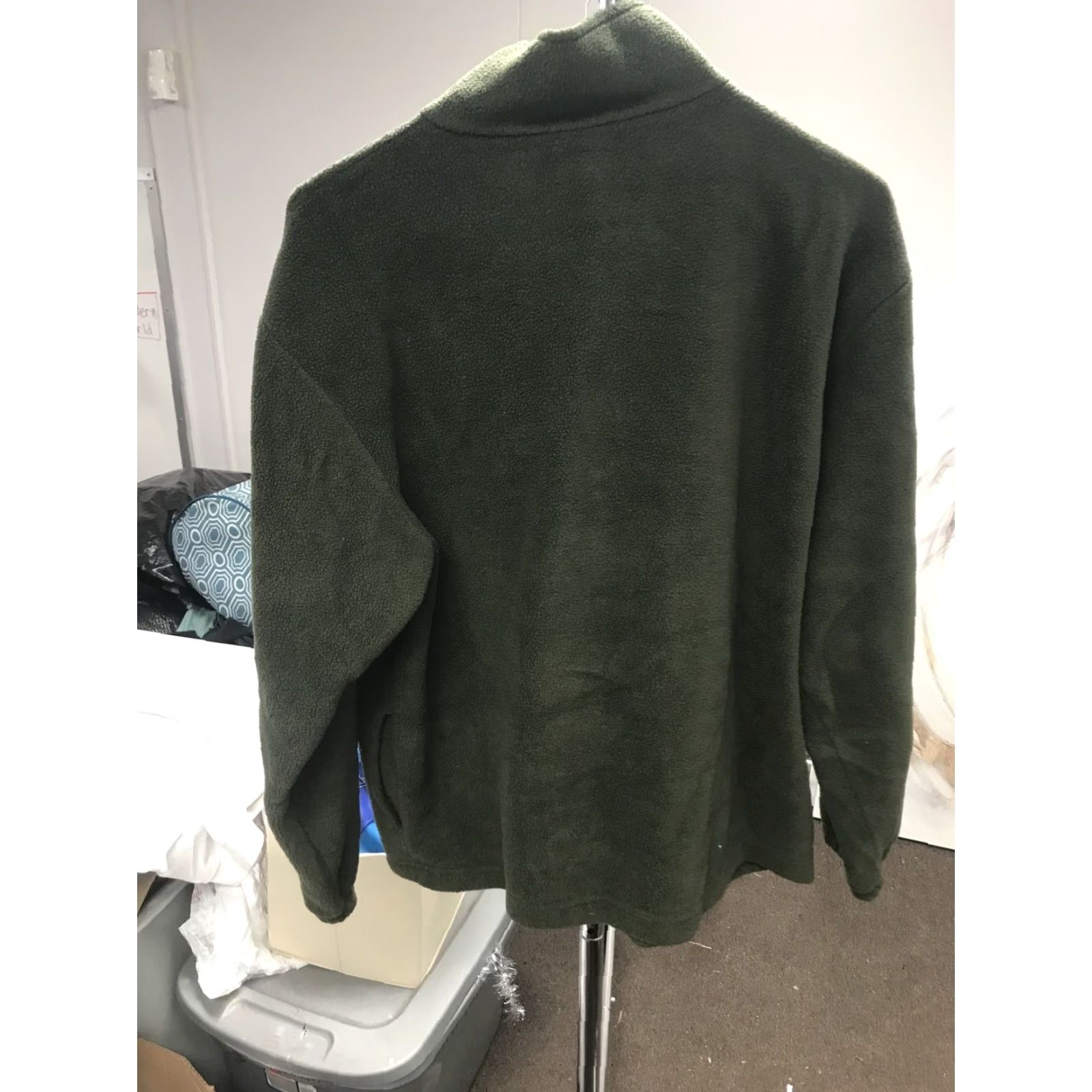 CO VINTAGE USA Fleece Wear Monterey Full Zip Fleece Jacket Mens Large Green Embroidered USA Pattern Midwest? (wait) Size US L / EU 52-54 / 3 - 5 Thumbnail