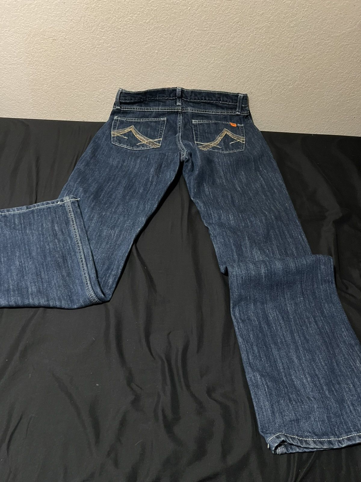 Wrangler Navy Blue Wrangler Jeans Size US 31 - 5 Thumbnail